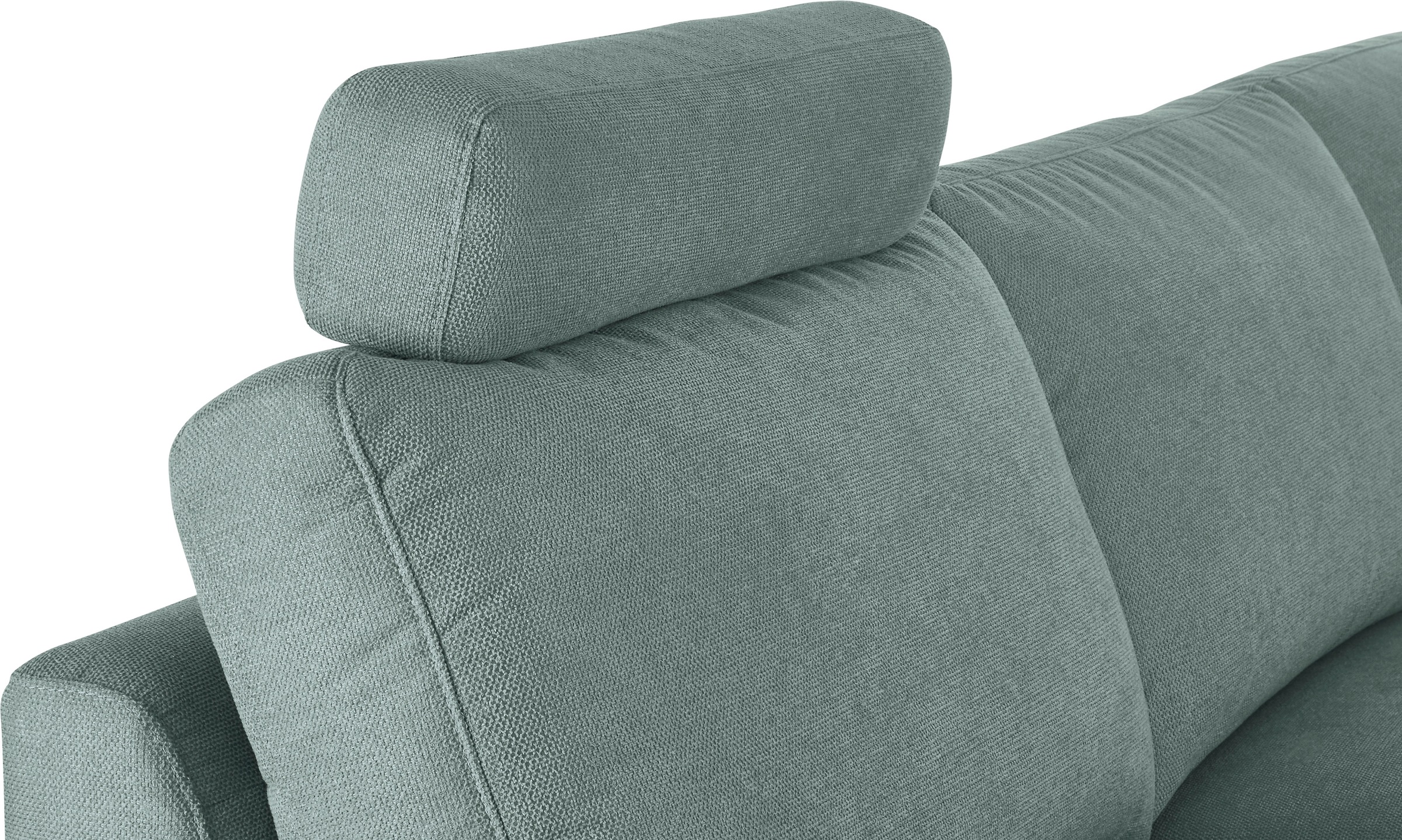 3C Candy Ecksofa »Lecce, wahlweise PUR-Schaumstoff oder Tonnentaschenfederkern«, Bett im 2,5-Sitzer, teilmotorische Schlaffunktion im Longchair, L-Form