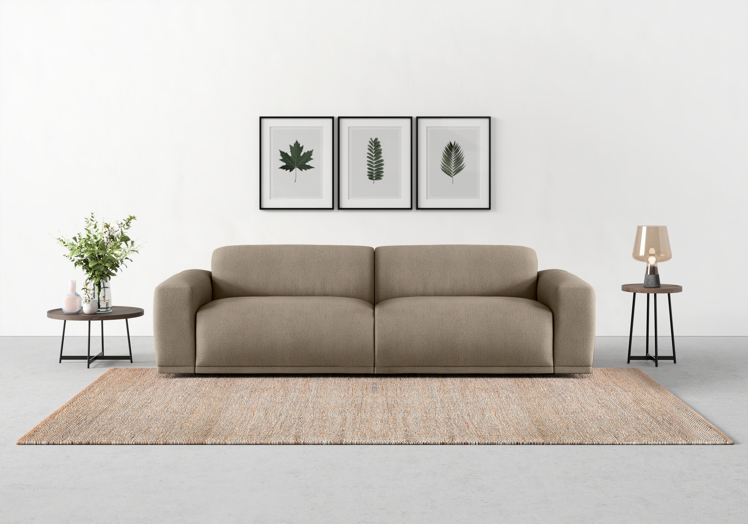 TRENDMANUFAKTUR Big-Sofa »Braga, mit hochwertigem Kaltschaum, Megasofa, in günstig online kaufen