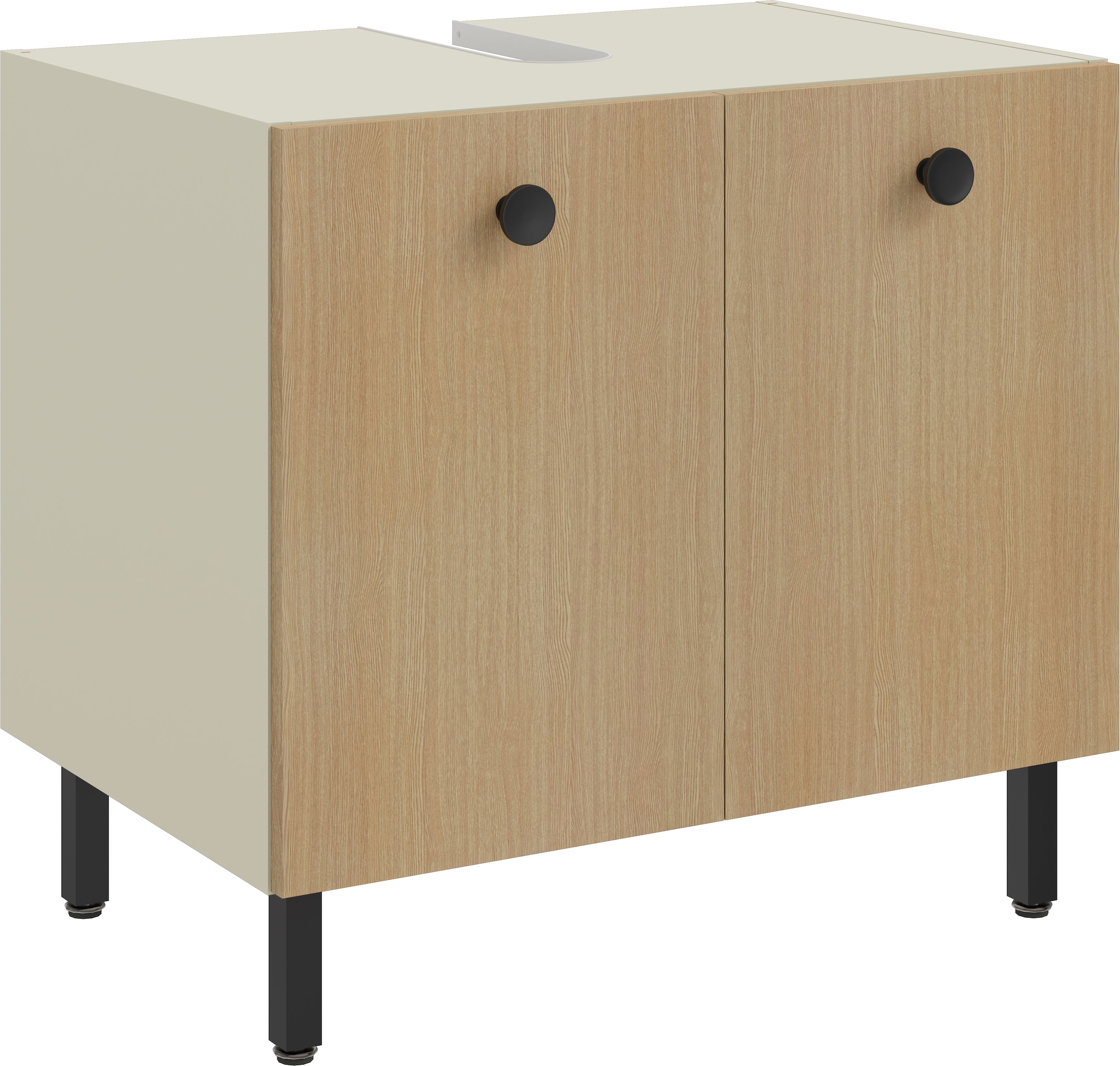 OPTIFIT Waschbeckenunterschrank »Riff« Breite 65 cm, schnelle Montage mit OPTIsnap