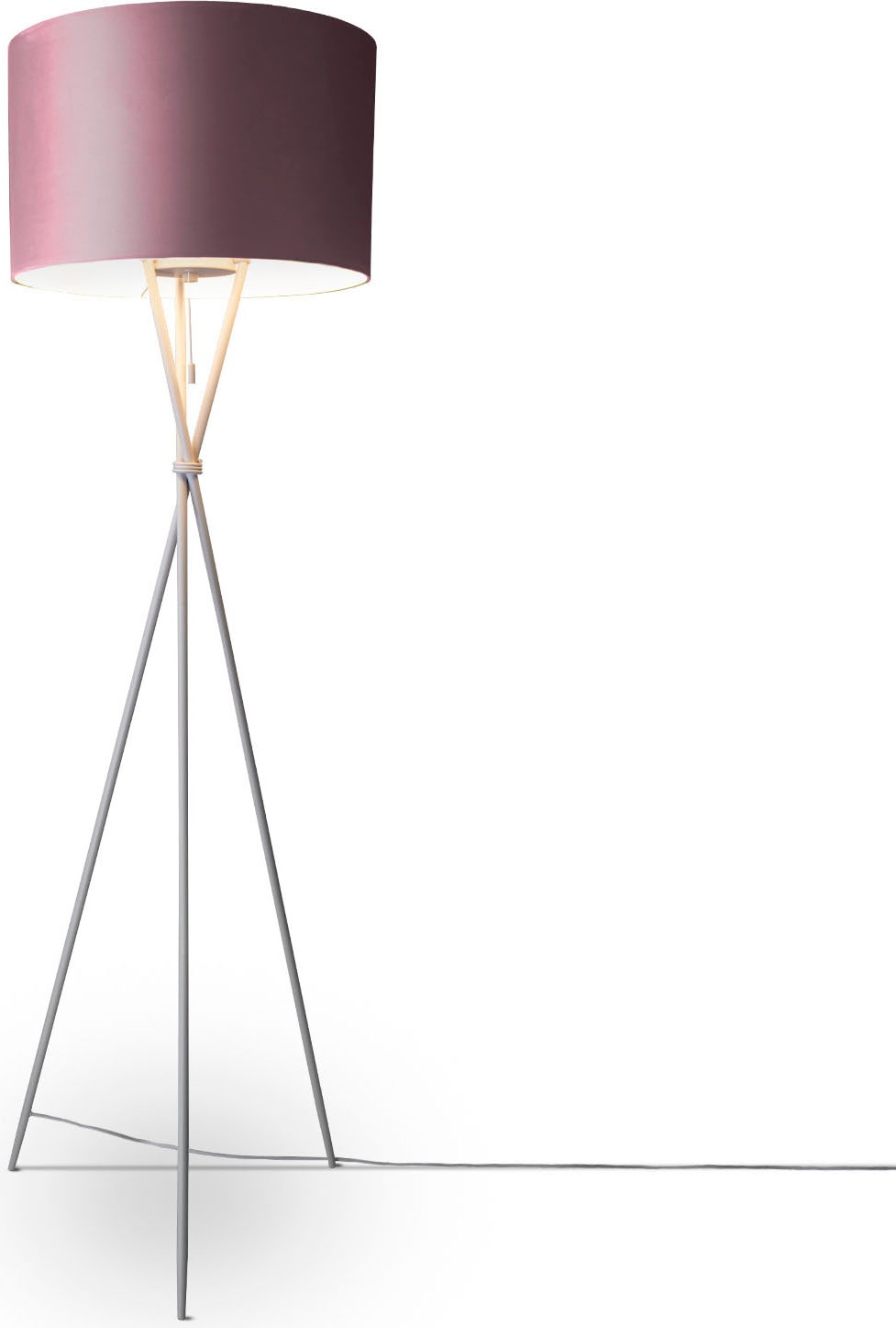 Paco Home Stehlampe »Kate uni Color«, Leuchtmittel E27   ohne Leuchtmittel, günstig online kaufen