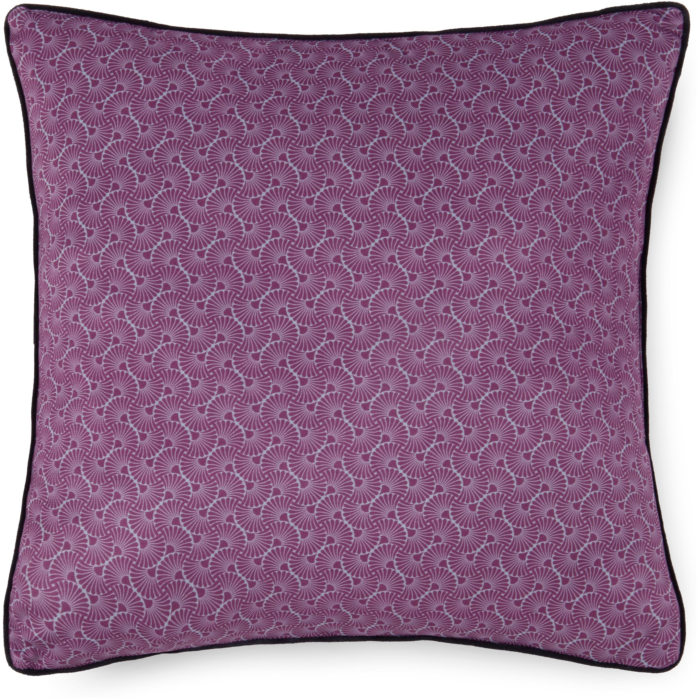 hip Dekokissen »Bandhura«, Mit Füllung, 1 Stück, Biese, 48x48, Wendeoptik, Weich, Lila Violett