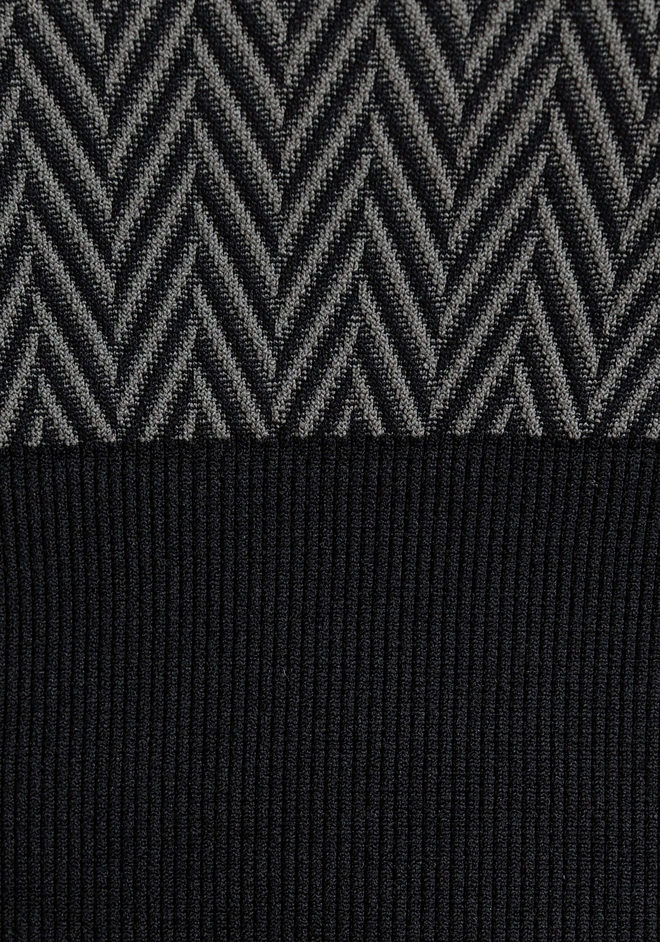 Vivance active Crop-Top, mit breitem Bündchen und Jacquardmuster