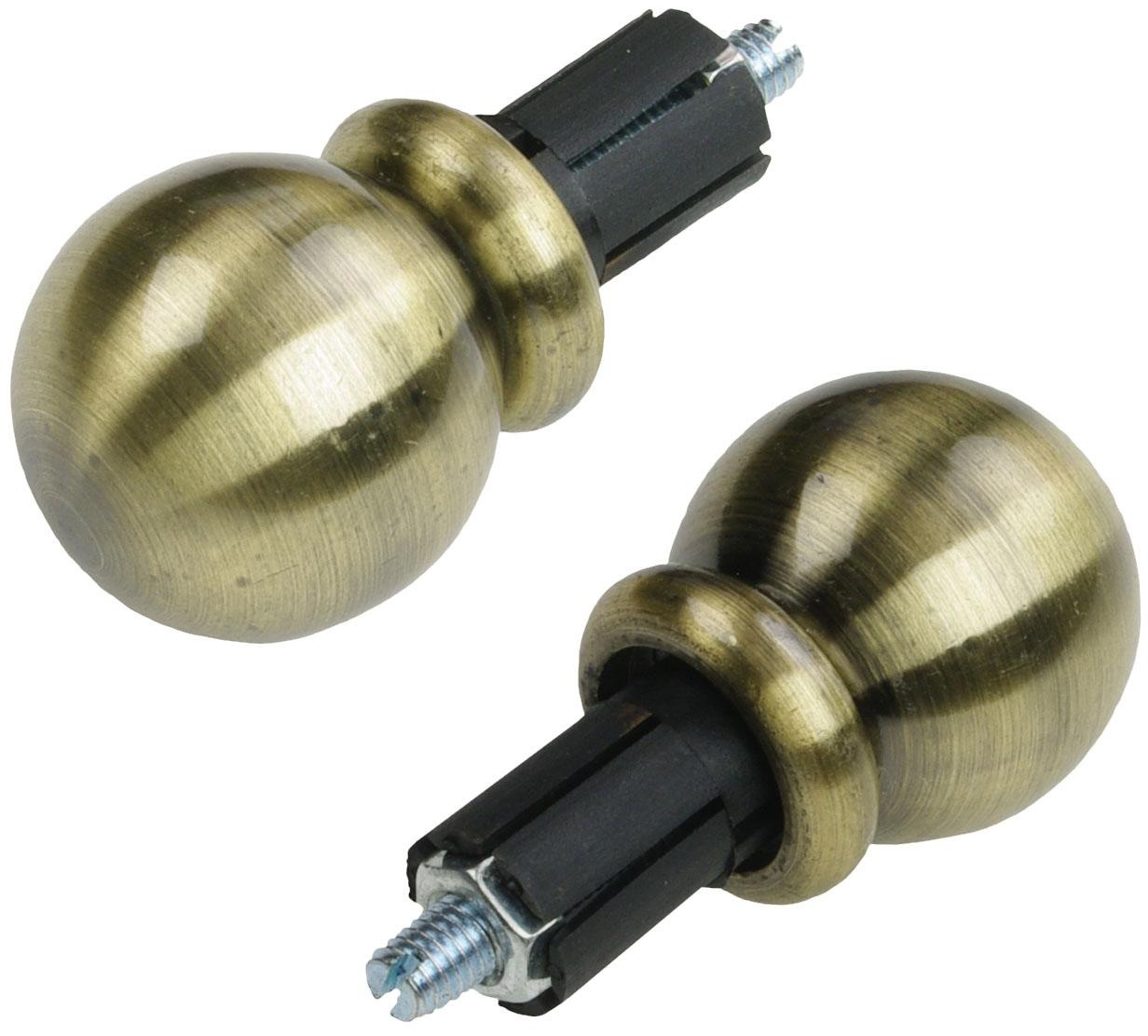 Liedeco Gardinenstange »Esp Kugel«, 1 läufig-läufig, Fixmaß, 1-läufig im Fixmaß Ø 16 mm