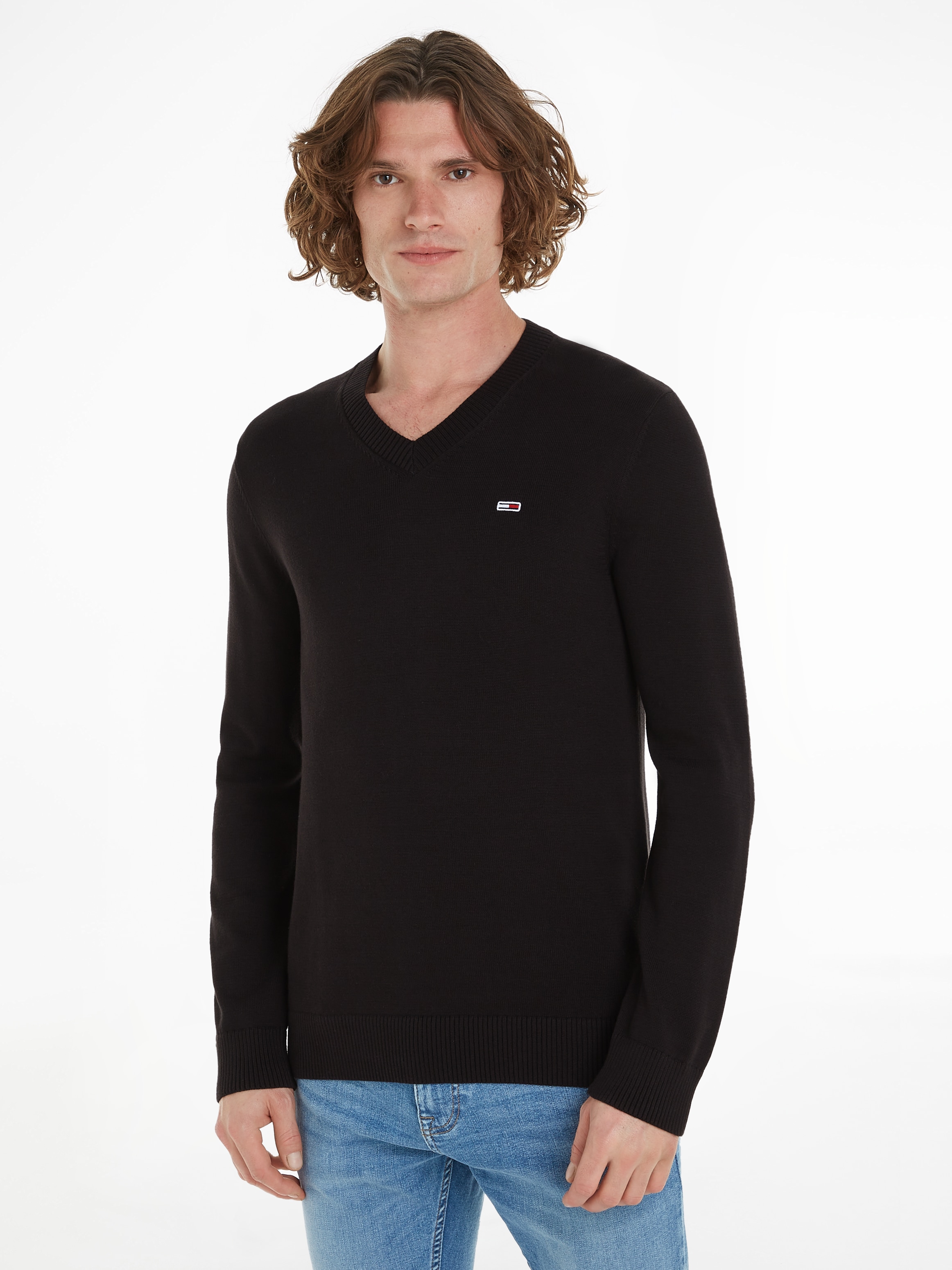 Black tommy jeans sweatshirt online