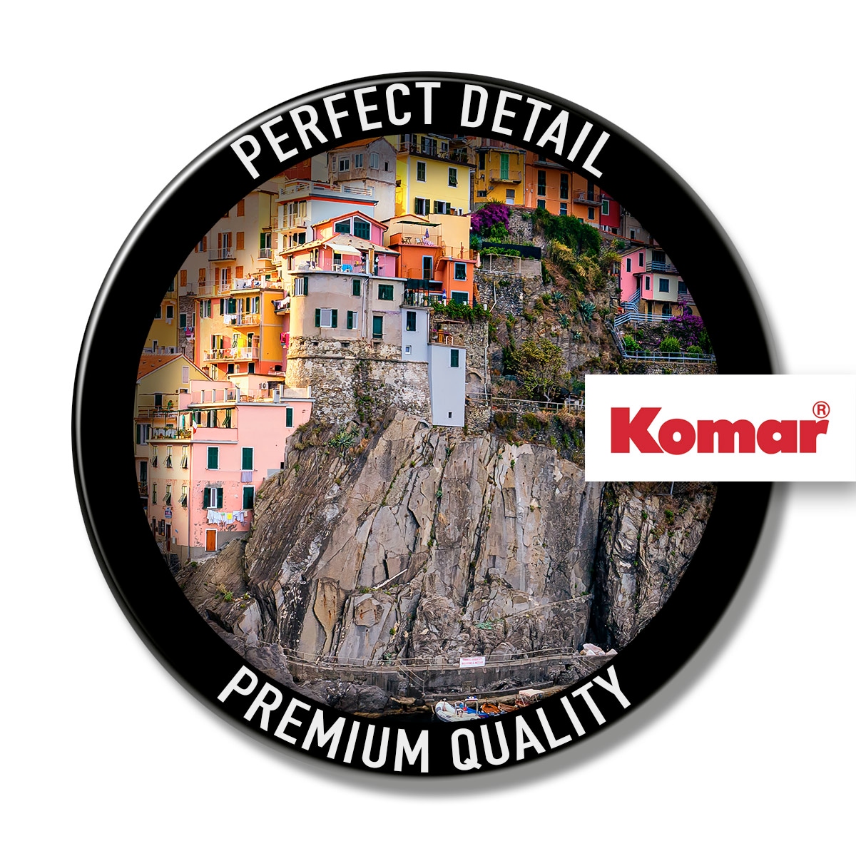 Komar Fototapete »Vlies - Cinque Terre - Größe 368 x 248 cm«, bedruckt, Wohnzimmer, Schlafzimmer