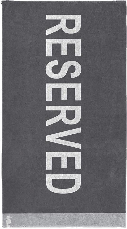 Seahorse Strandtuch »Reserved«, (1 St., Strandtuch 100 x 180 cm), 100x180, günstig online kaufen