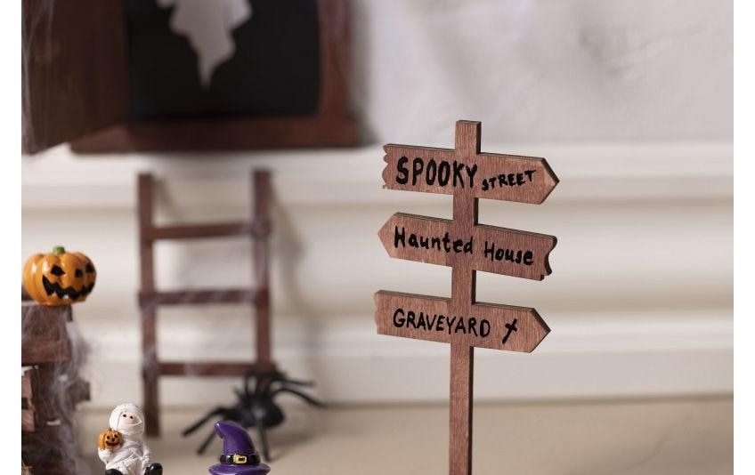 creativ company Kreativset »Halloween Wichteltür 12-teilig«