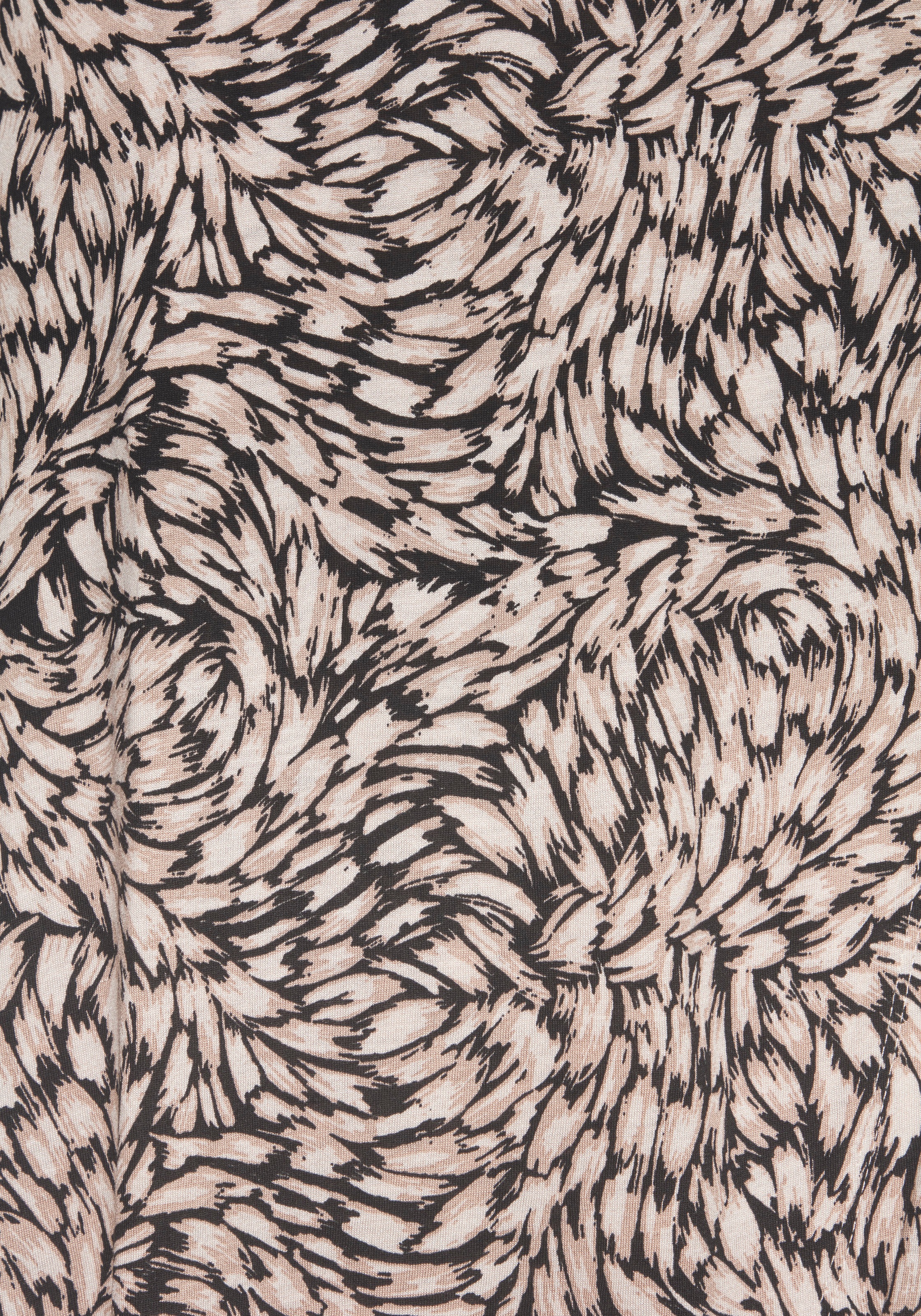 Buffalo Jerseyrock mit Alloverprint, sommerlicher Maxirock in Wickeloptik