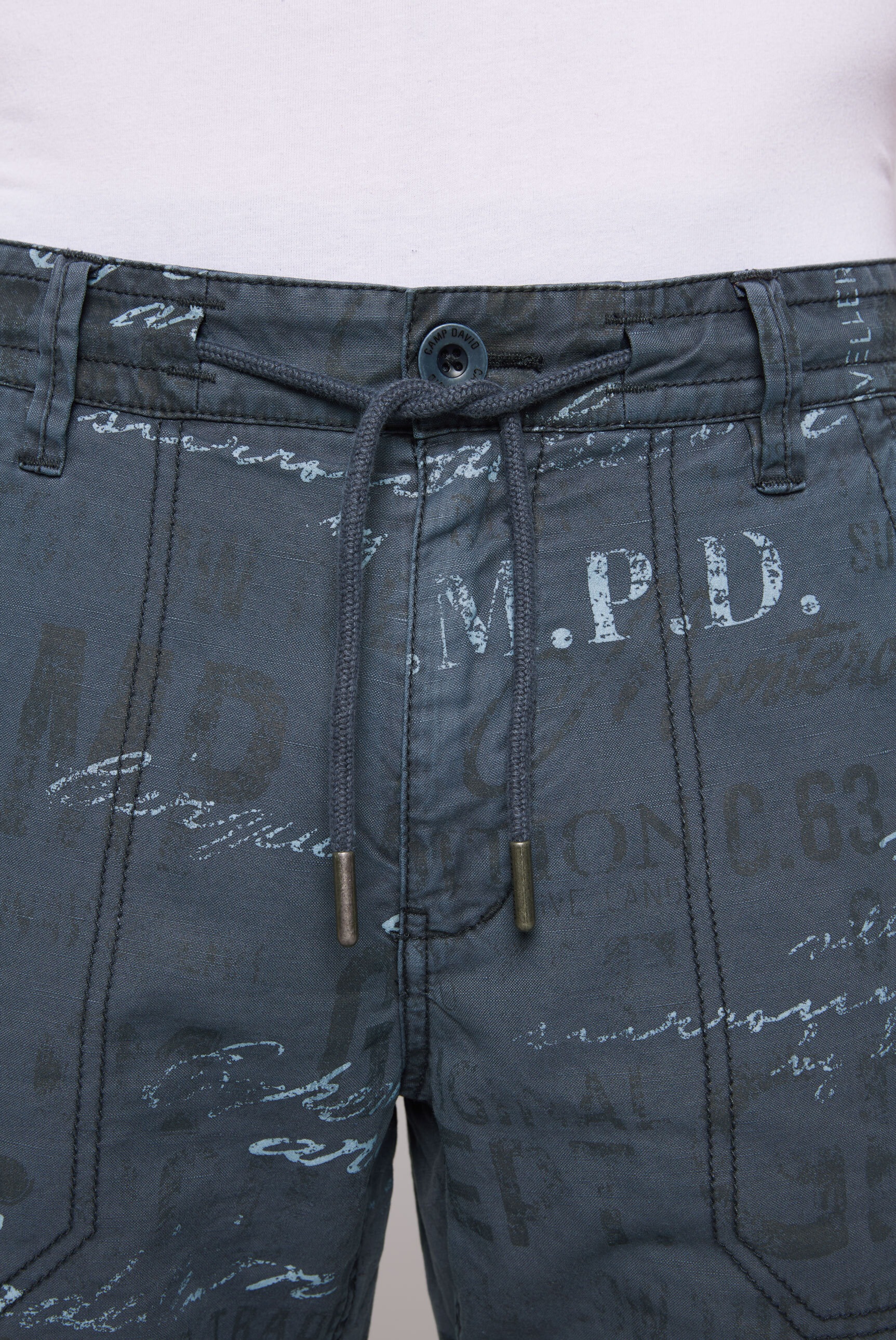 4. Bild von CAMP DAVID Shorts, mit Turn-Up-Saum
