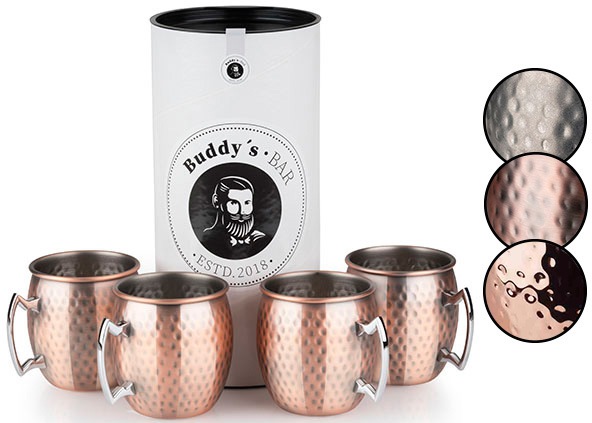 Buddy's Becher »Buddy´s Bar«, (Set, 4 tlg.), Moscow Mule Becher, 500 ml, ho günstig online kaufen