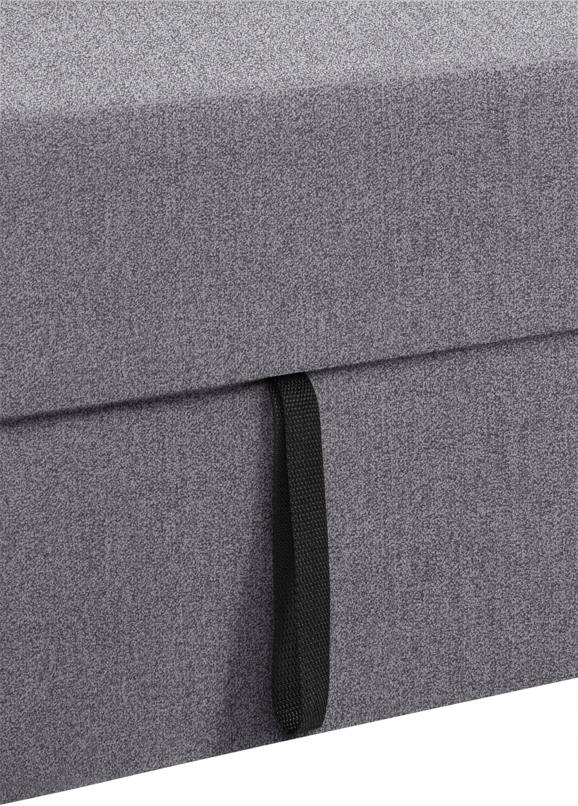 DOMO collection Wohnlandschaft »Sarafina, zeitlos und komfortabel, optional mit Federkern, U-Form«, wahlweise mit Bettfunktion