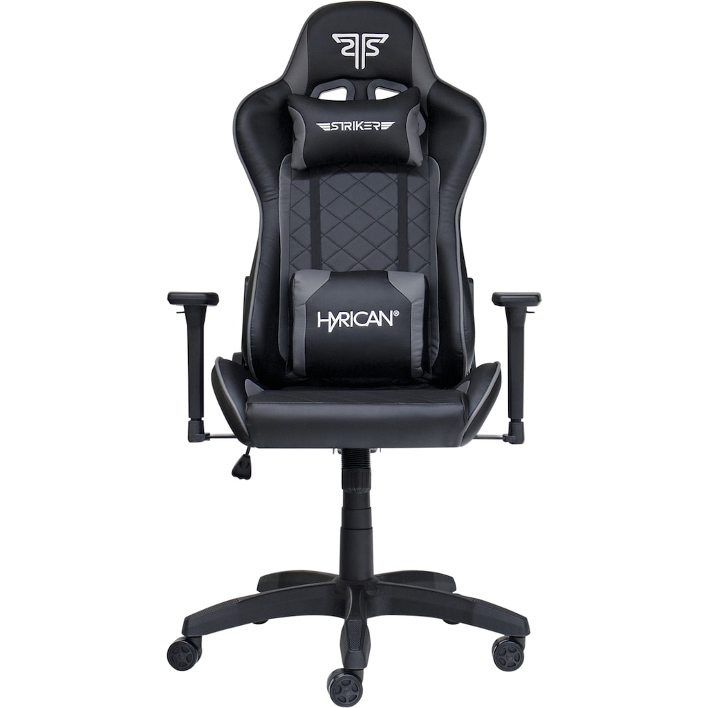 Hyrican Gaming-Stuhl »"Striker Comander" schwarz, ergonomischer Gamingstuhl«, Kunstleder