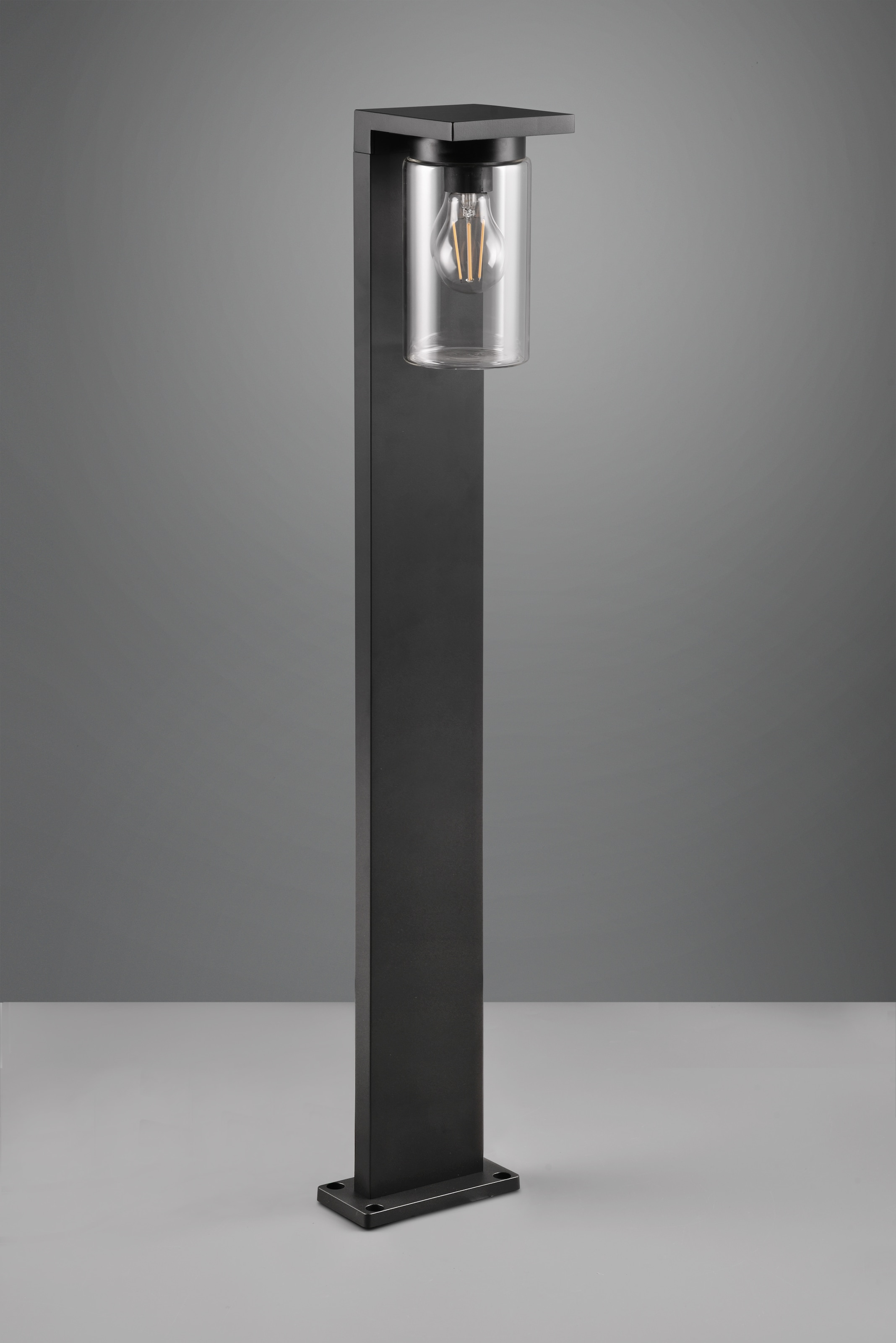 TRIO Leuchten Außen-Stehlampe »ARDILA, Stehleuchte Outdoor Garten Terrasse Höhe 1m, exkl 1xE27 max40W«, 1 flammig, Leuchtmittel E27 | Leuchtmittel wechselbar, Garten Stehlampe IP44 mit Dämmerungssensor, Leuchtmittel wechselbar