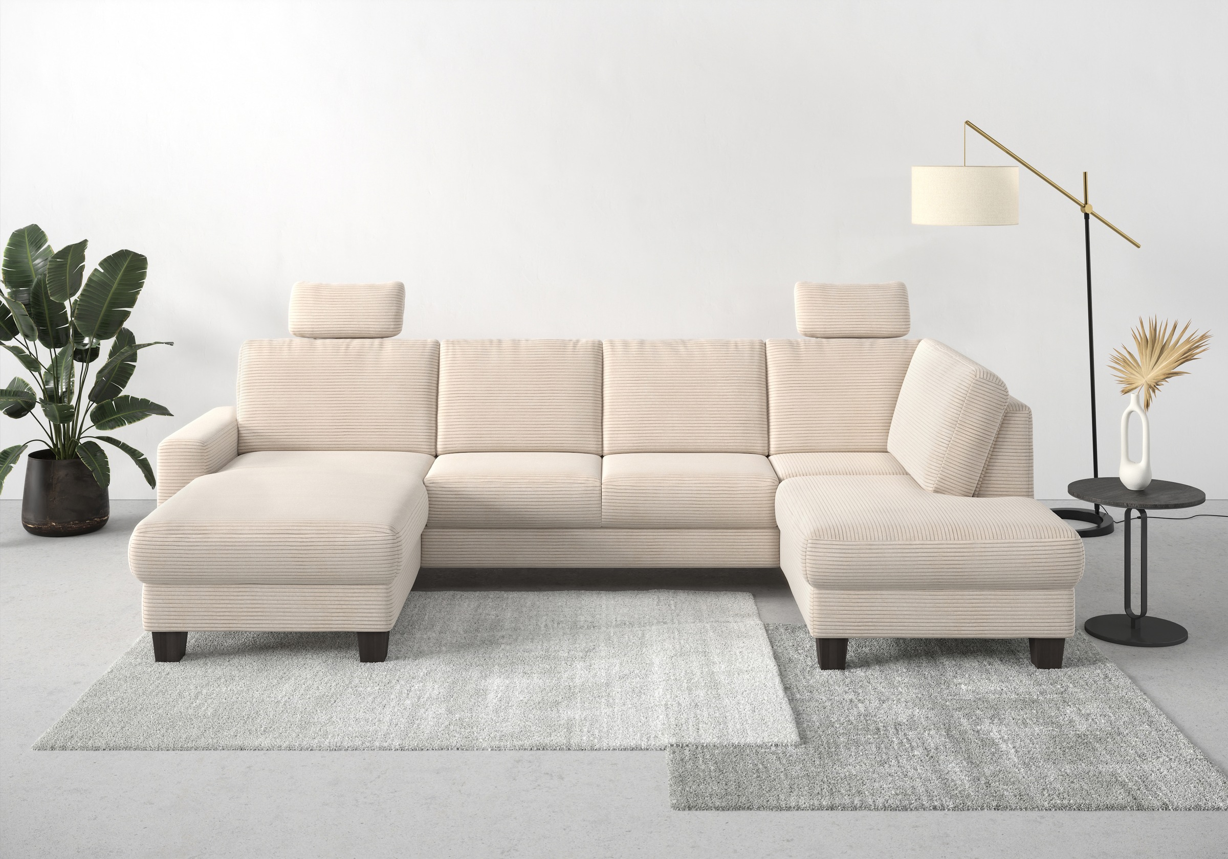 Home affaire Wohnlandschaft »Summer U-Form« mit oder ohne Bettfunktion und günstig online kaufen