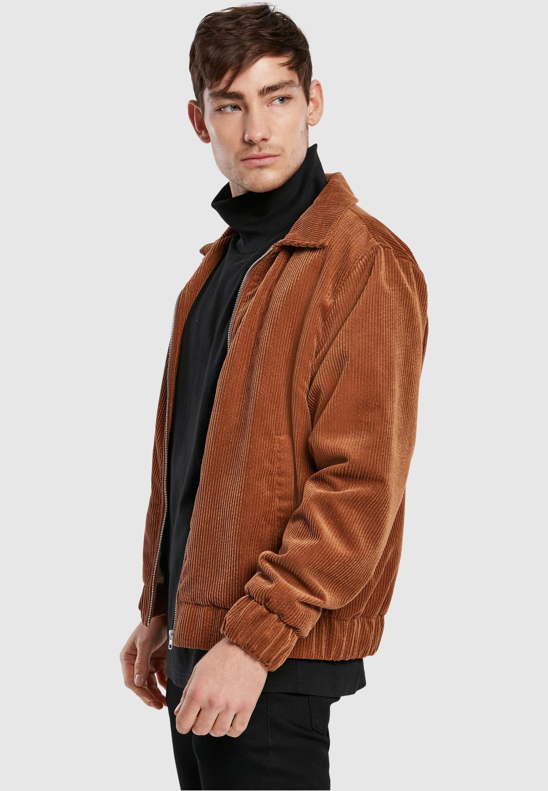 URBAN CLASSICS Allwetterjacke »Urban Classics Herren Boxy Corduroy Jacket« 1 Stk. tlg. ohne Kapuze