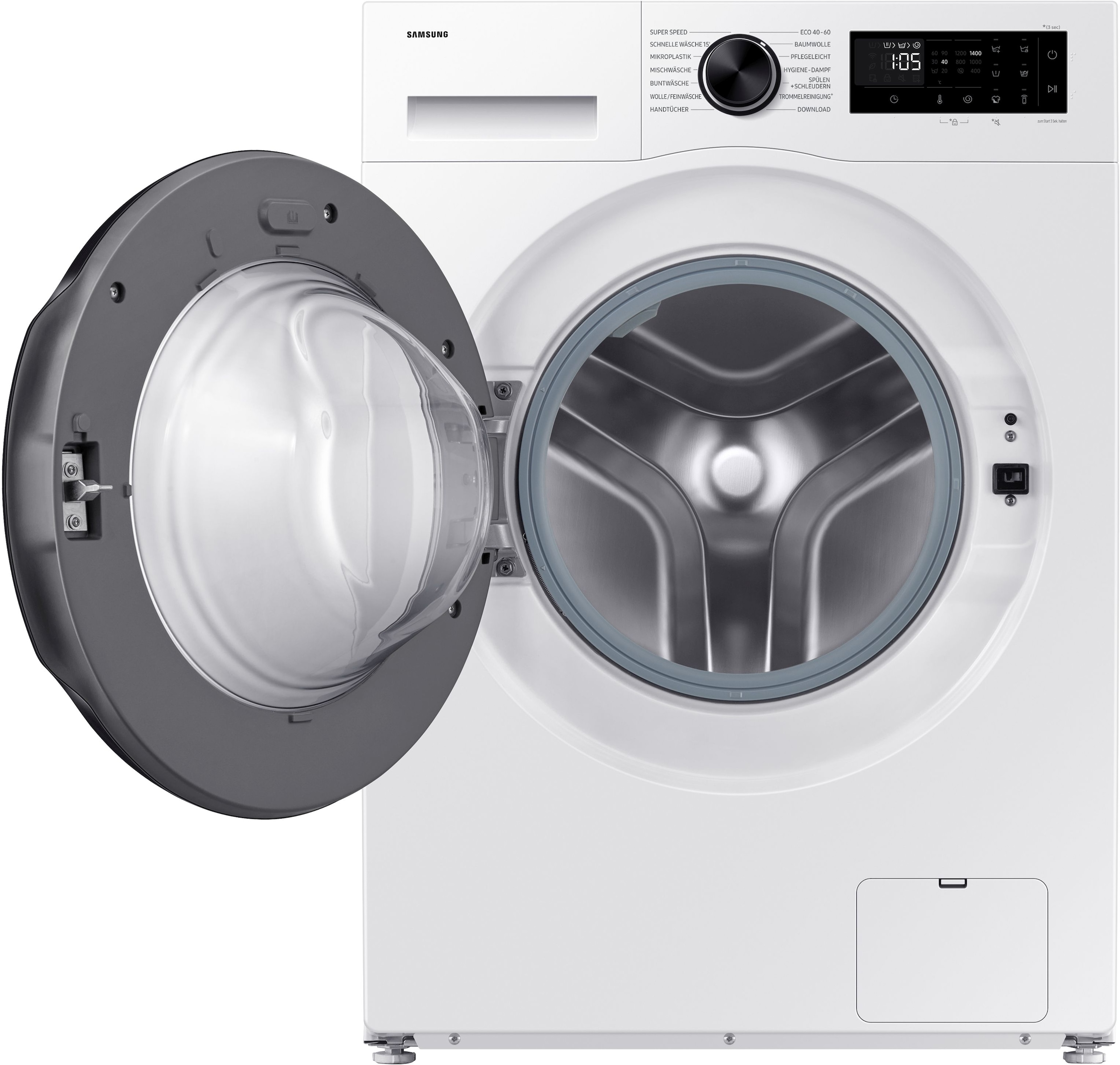 Samsung Waschmaschine WW5100D SLIM »WW90DG5G34AEEG« 9 kg 1400 U/min AI Ecobubble?? - Effizient und schonend waschen