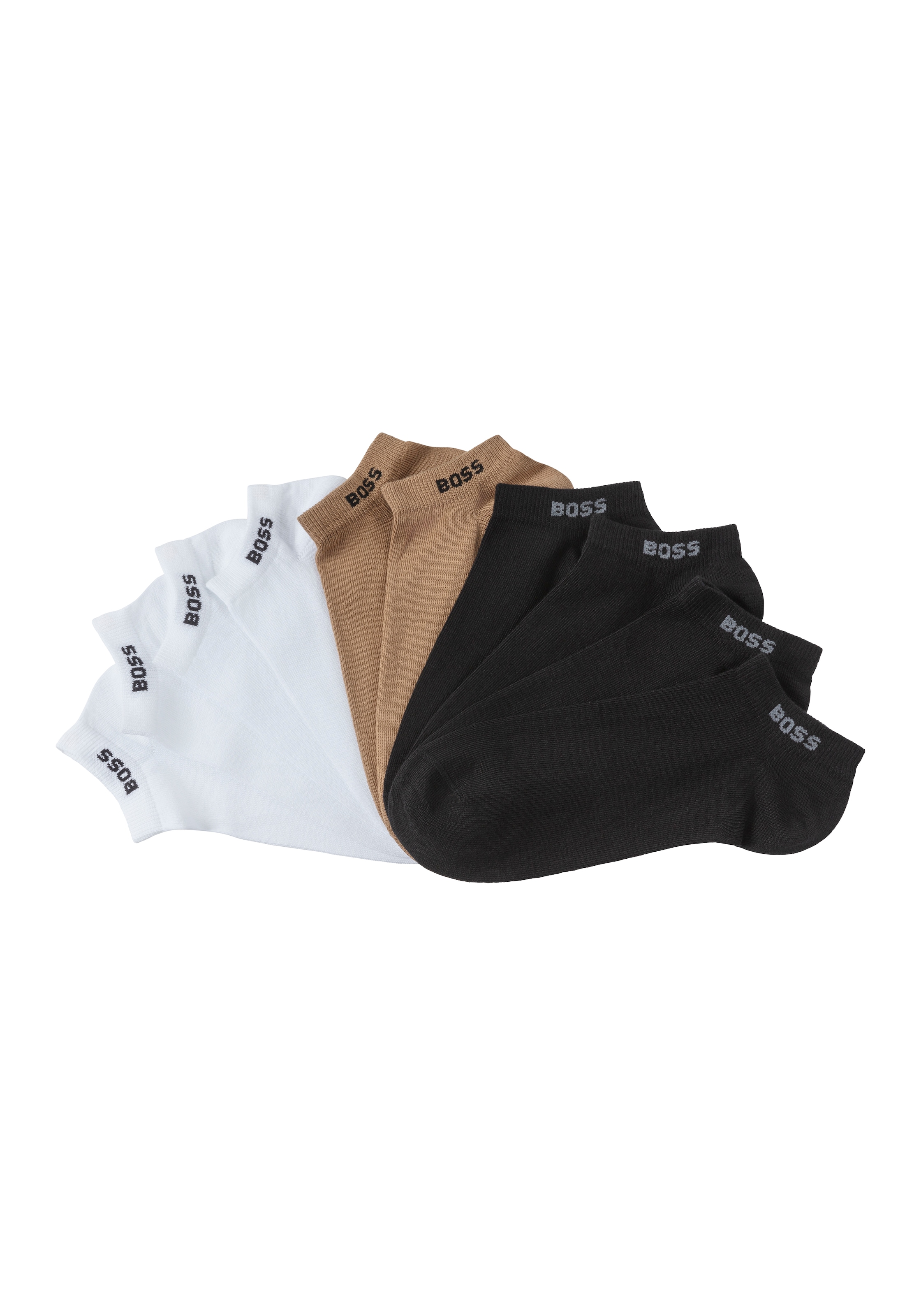 BOSS Sneakersocken »5P AS Uni CC«, (Packung, 5 Paar), mit BOSS Label