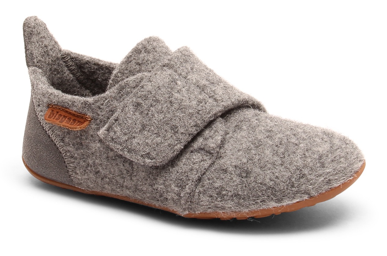 Bisgaard Hausschuh »casual wool«, Klettschuh mit Lammwolle gefüttert, Größenschablone zum Download