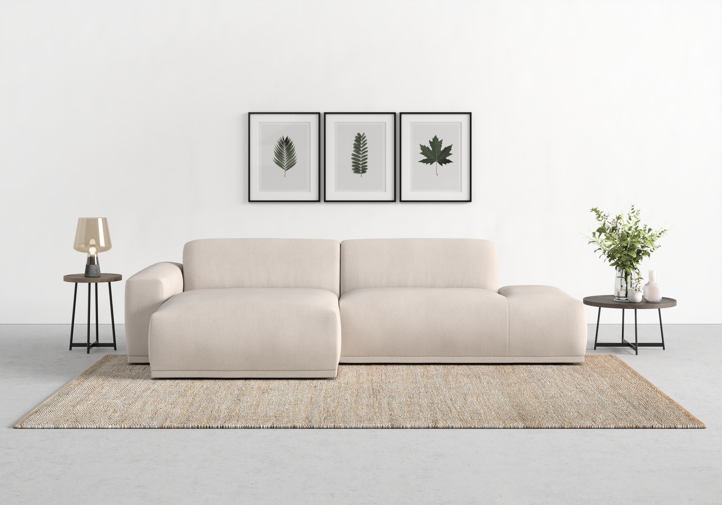 TRENDMANUFAKTUR Ecksofa »Braga, mit hochwertigem Kaltschaum, L-Form, in Cor günstig online kaufen