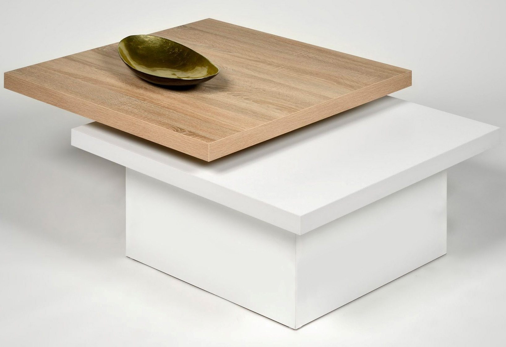 Line Tischplatte PRO auf aus Funktion, kaufen mit drehbar Rechnung 2 Tischplatten, 1 Couchtisch, Holz,