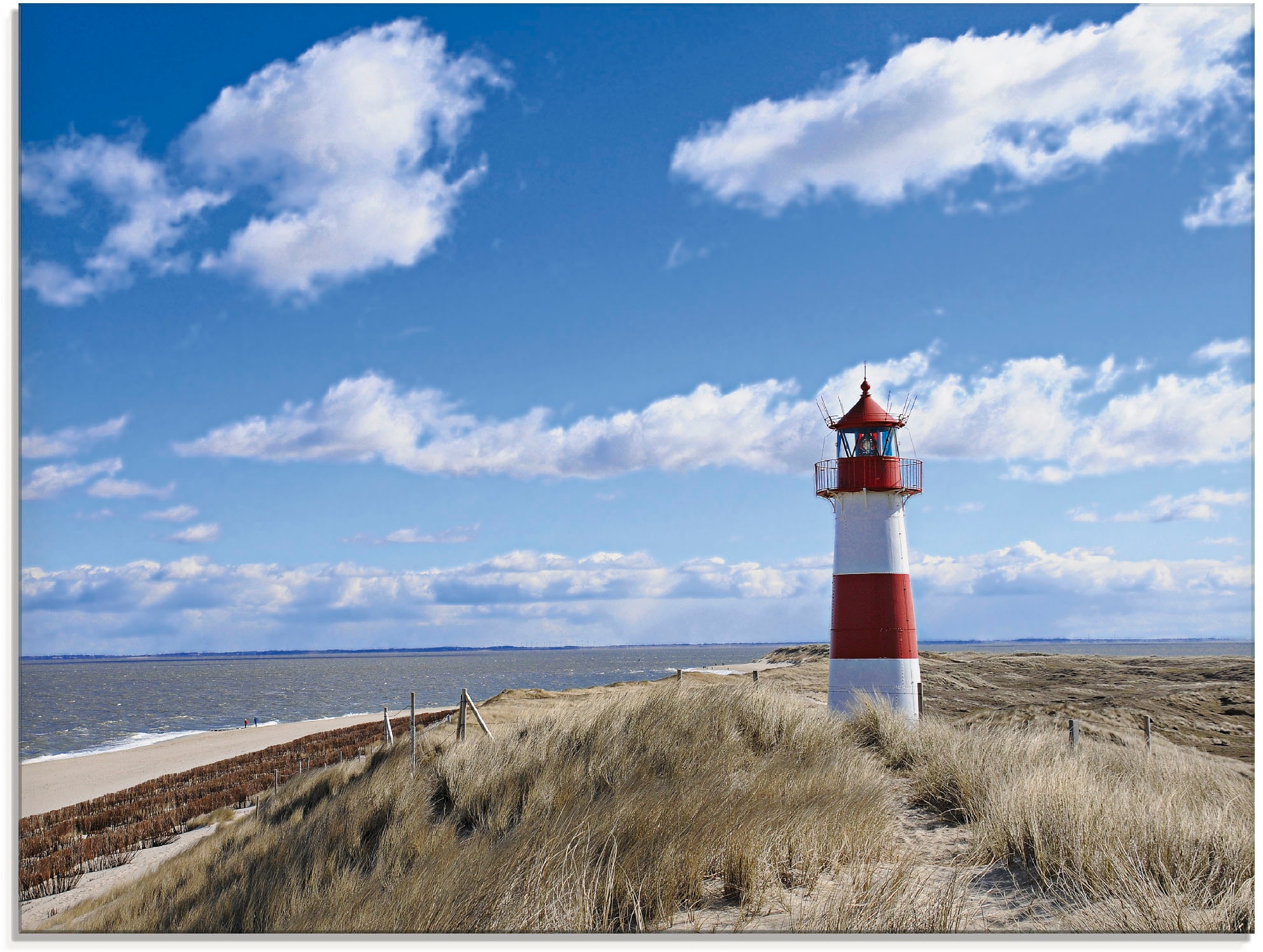 Artland Glasbild "Leuchtturm Sylt", Gebäude, (1 St.), in verschiedenen Größ günstig online kaufen