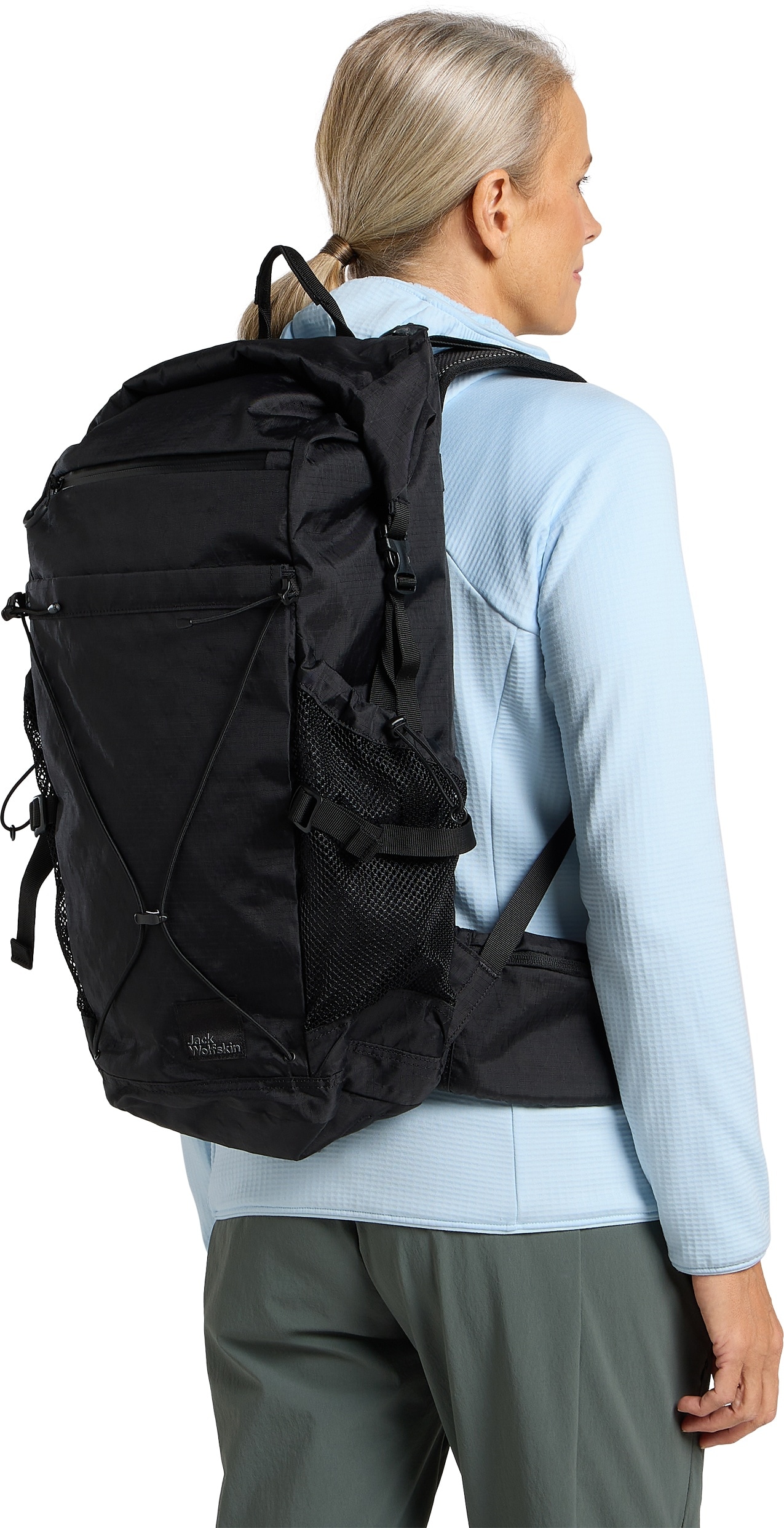 JACK WOLFSKIN Daypack »WANDERMOOD ROLLTOP 30« granite-black