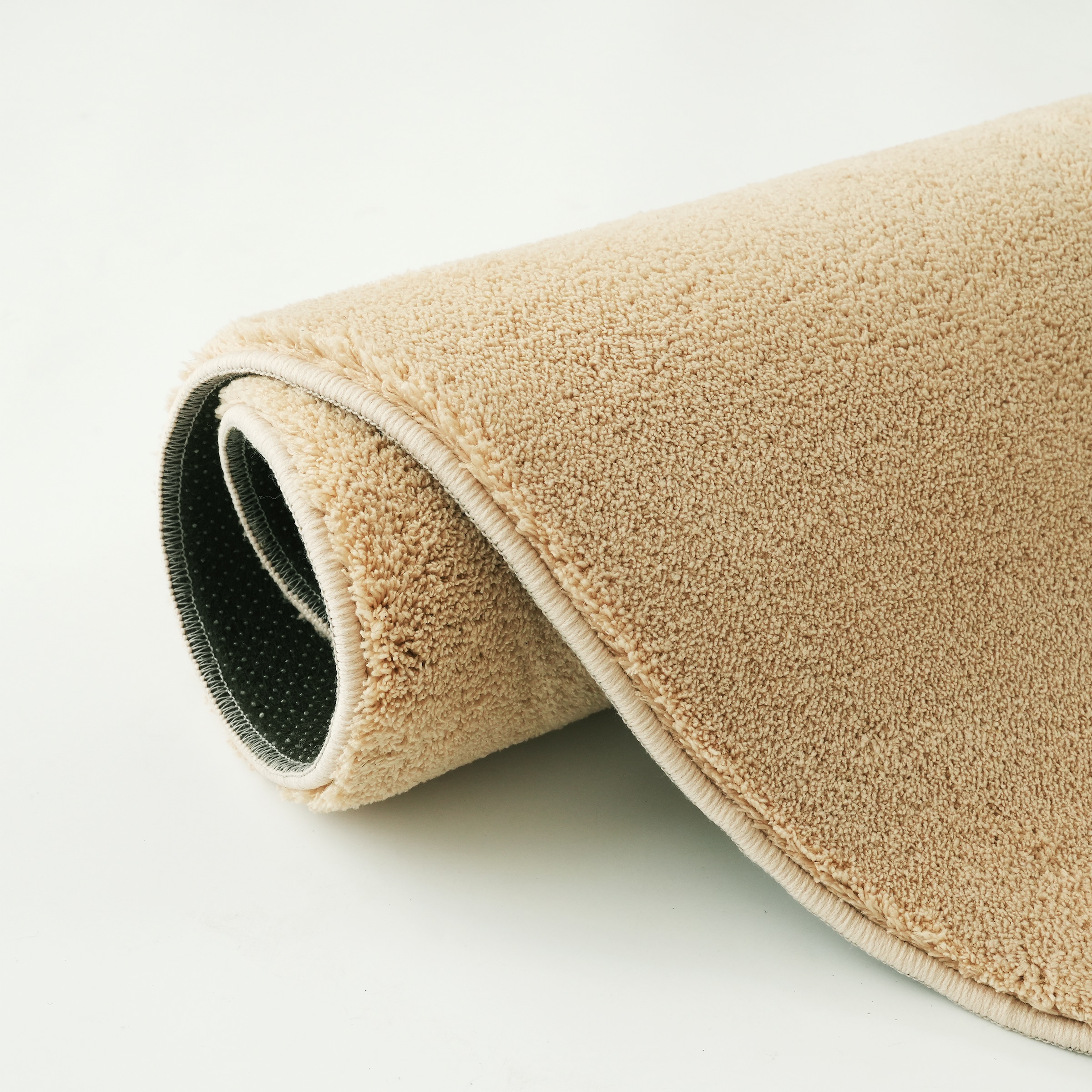 OTTO home Teppich »Cali« rund 16 mm Höhe Uni-Farben, kuschelig, & weich, waschbar, Wohnzimmer, Schlafzimmer