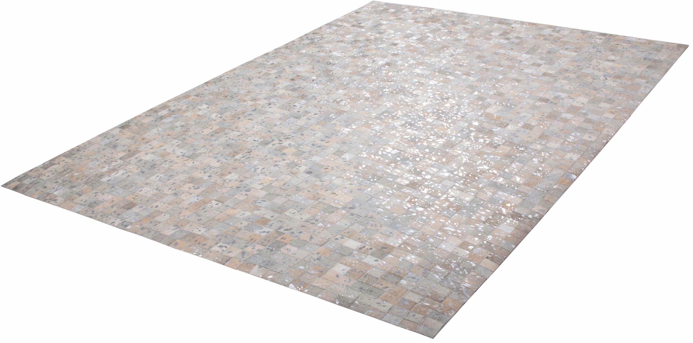 calo-deluxe Fellteppich »Audra 100«, rechteckig, 8 mm Höhe, echtes Rinderfell, Wohnzimmer