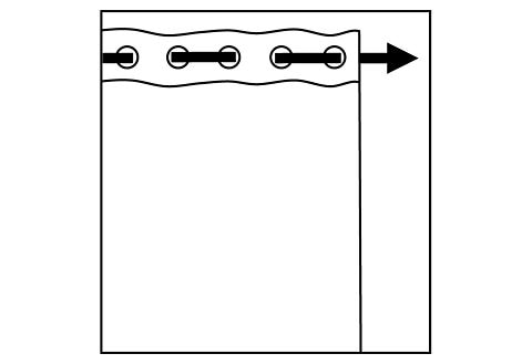 Bruno Banani Vorhang »Lagan«, (2 St.), 2-er Set, gewebt, Microfaser, verschiedene Größen, einfarbig