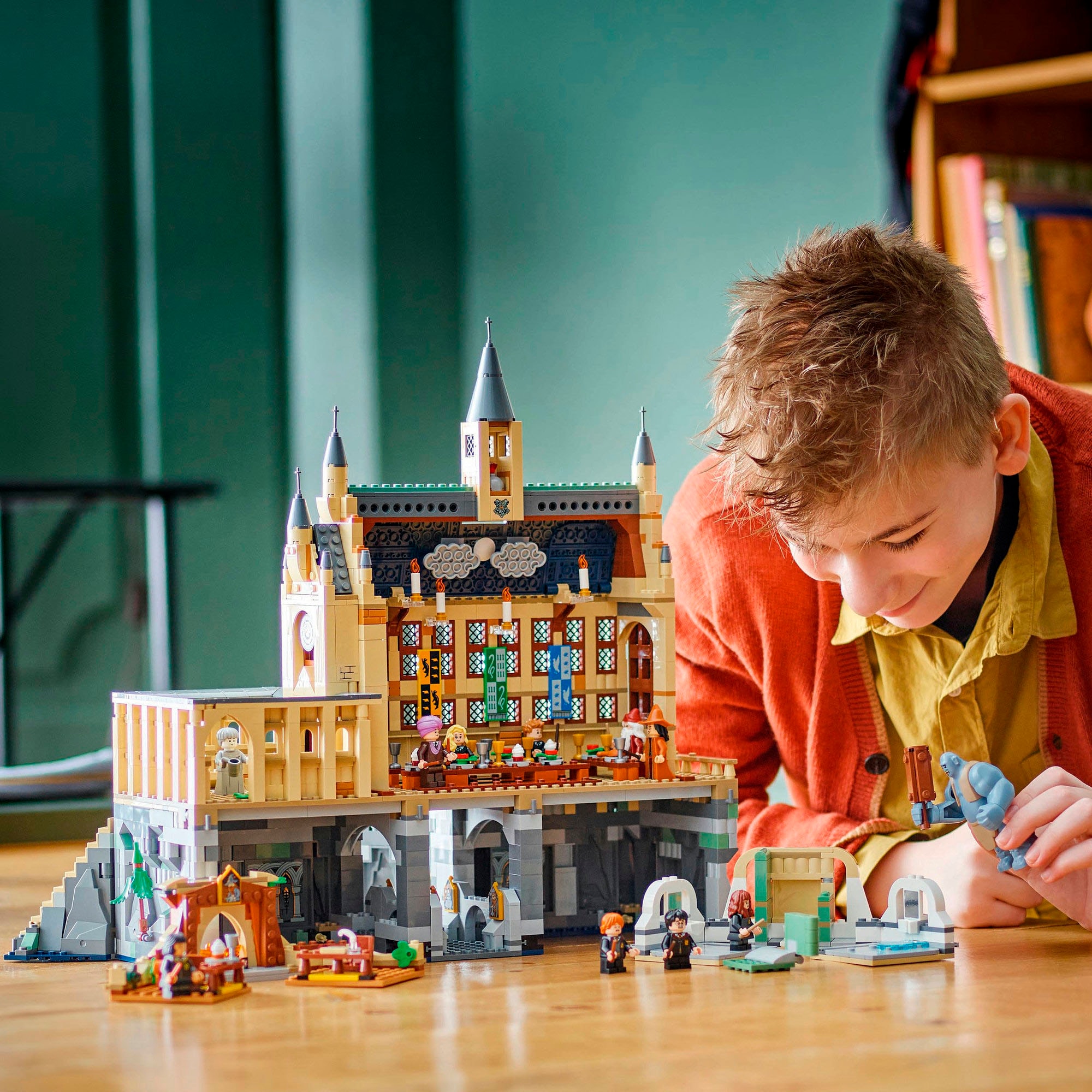 LEGO® Konstruktionsspielsteine »Schloss Hogwarts™: Die Große Halle (76435), LEGO Harry Potter™«, (1732 St.), Made in Europe