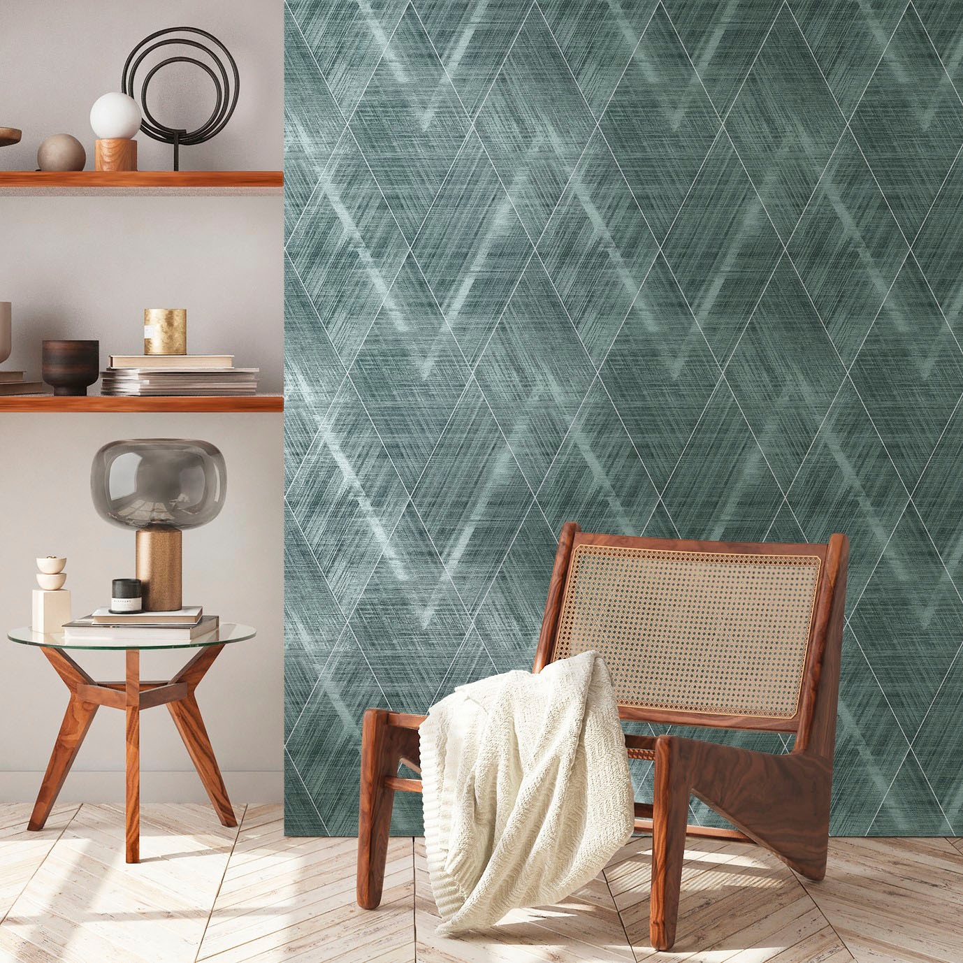 A.S. Création Vliestapete »THE BOS Grafisch«, leicht glänzend-gemustert-abstrakt, Grafiktapete Tapeten Wohnzimmer Schlafzimmer Küche modern Design Optik