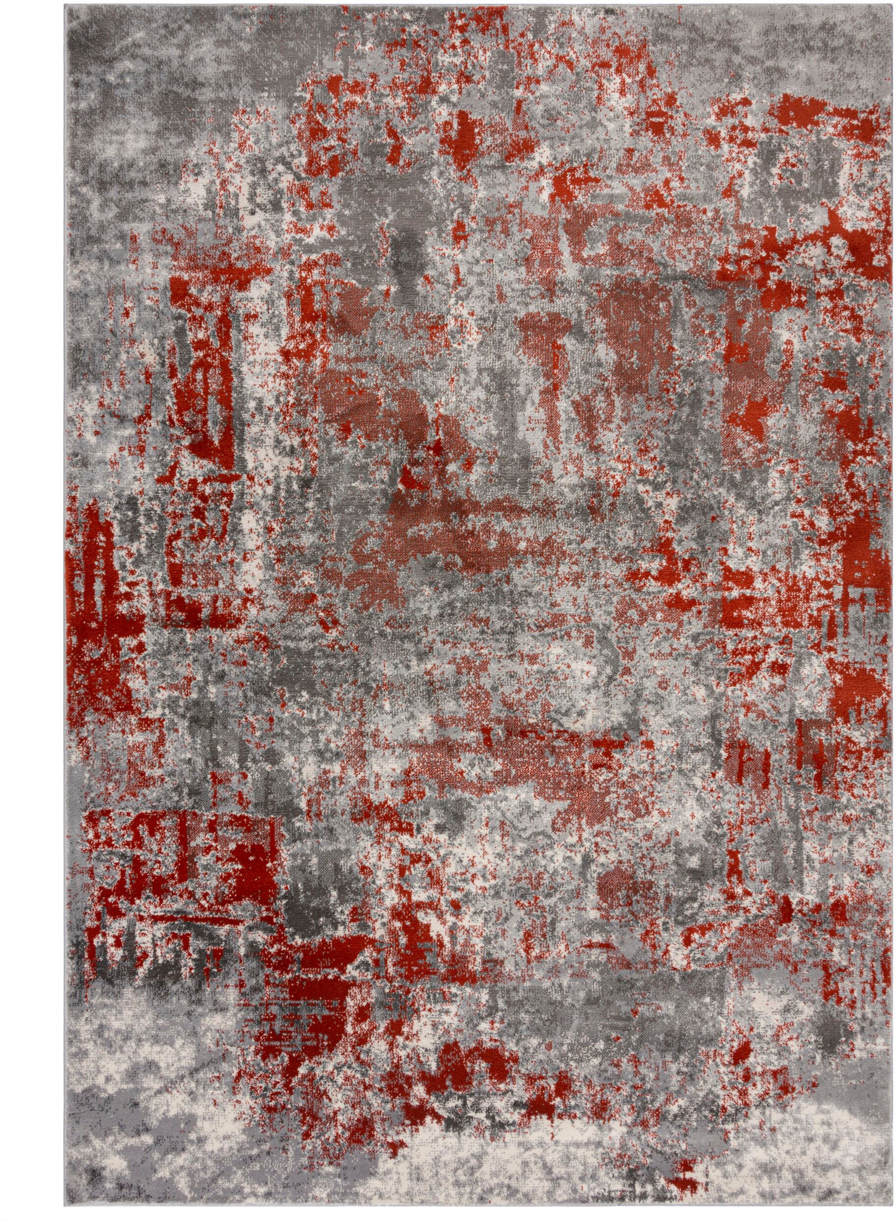 FLAIR RUGS Teppich »Wonderlust«, rechteckig, 10 mm Höhe, fußbodenheizungsgeeignet, mehrfarbig, Vintage Design, Abstrakt