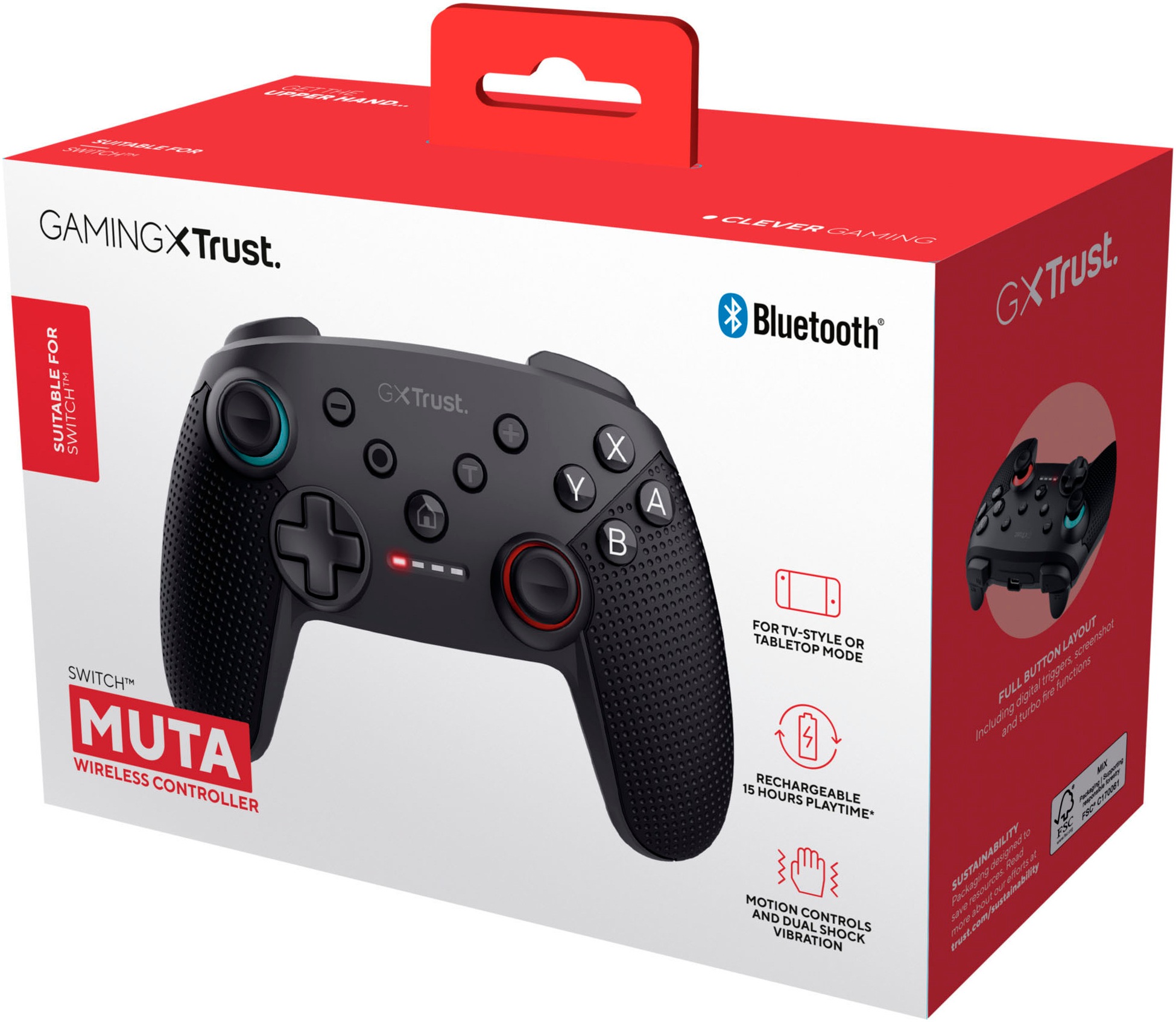 Trust Nintendo-Controller »GXT 1246 Muta«