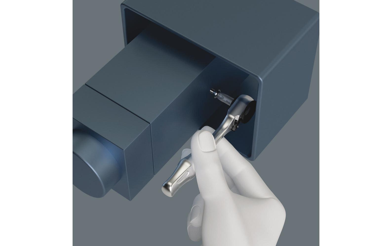 Wera Ratsche »8001 A Zyklop Mini 1« 2 Stk. tlg.
