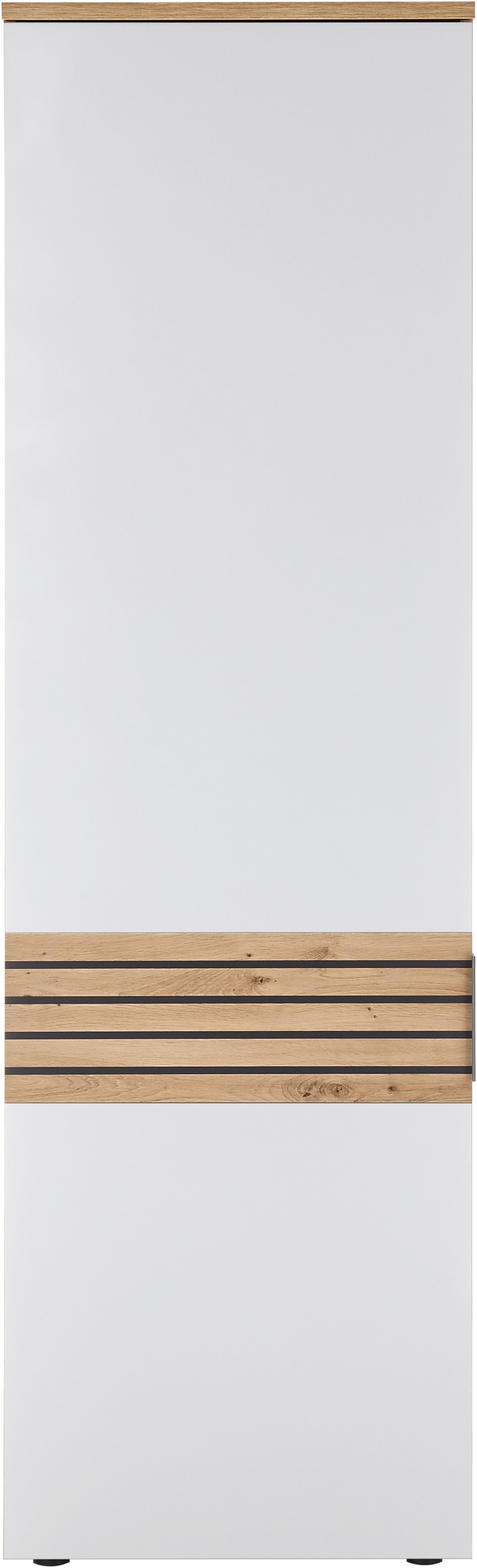 HBZ Garderobenschrank »Milan, BxHxT 60x197x38 cm«, (1 St.), Mit 1 Tür, 1 Einlegeboden verstellbar, 1 fester Boden