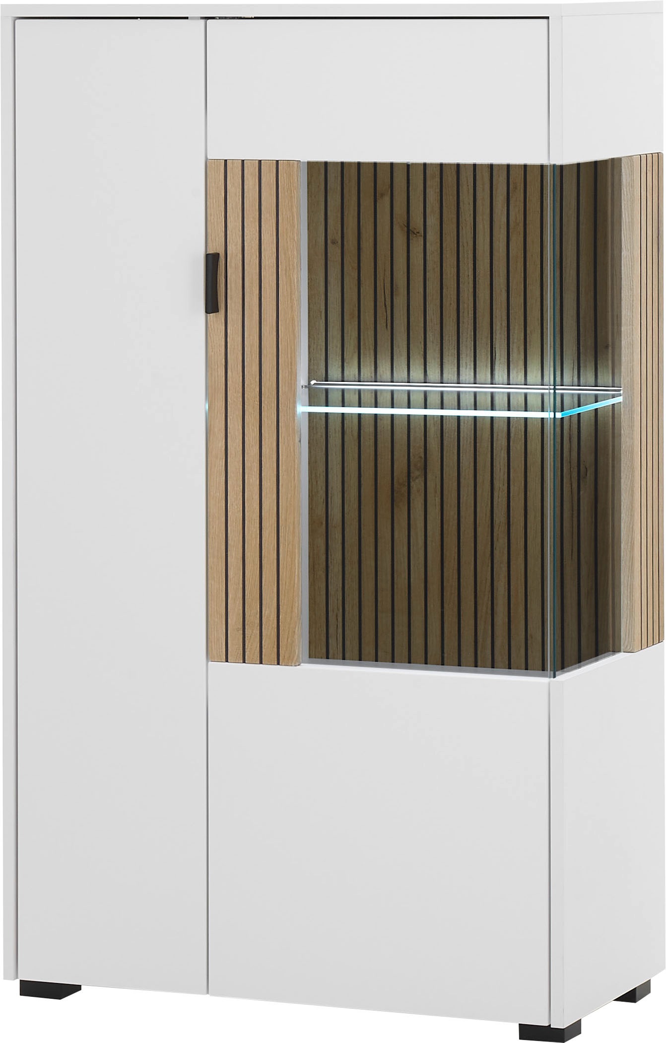 INOSIGN Vitrine »Hudson, Stauraumvitrine, Standvitrine«, in moderner Trendf günstig online kaufen