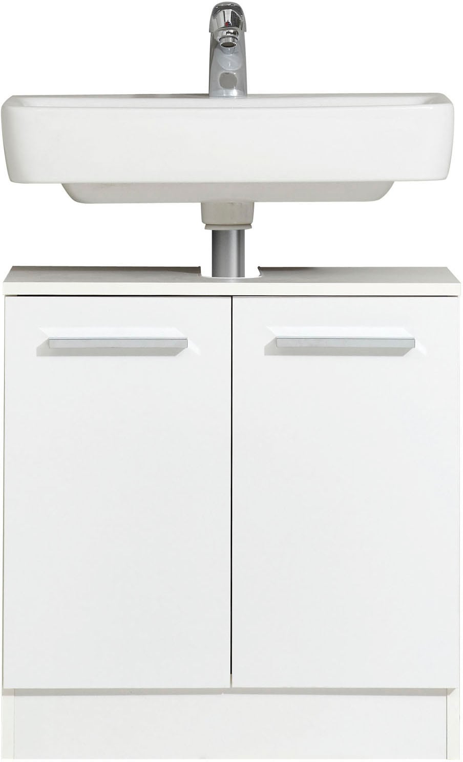 Saphir Badmöbel-Set »Quickset 335 7-teilig, Waschbeckenunterschrank mit LED-Spiegelschrank«, (7 St.), Hochschrank, Unterschränke, Hängeschränke, inkl. Türdämpfer, 13 Türen