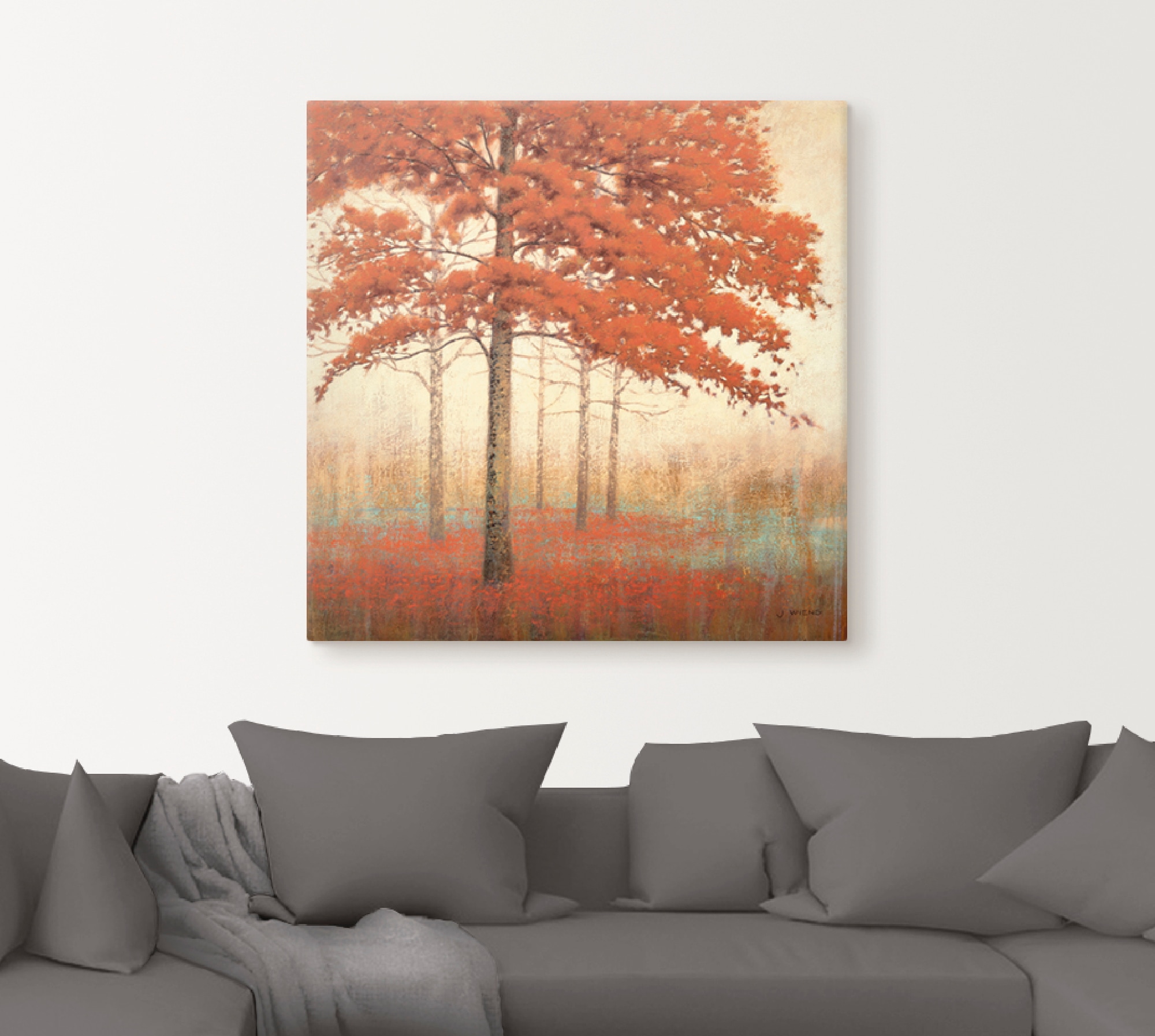 Artland Wandbild »Herbst Baum II«, Bäume, (1 St.), als Leinwandbild, Poster günstig online kaufen