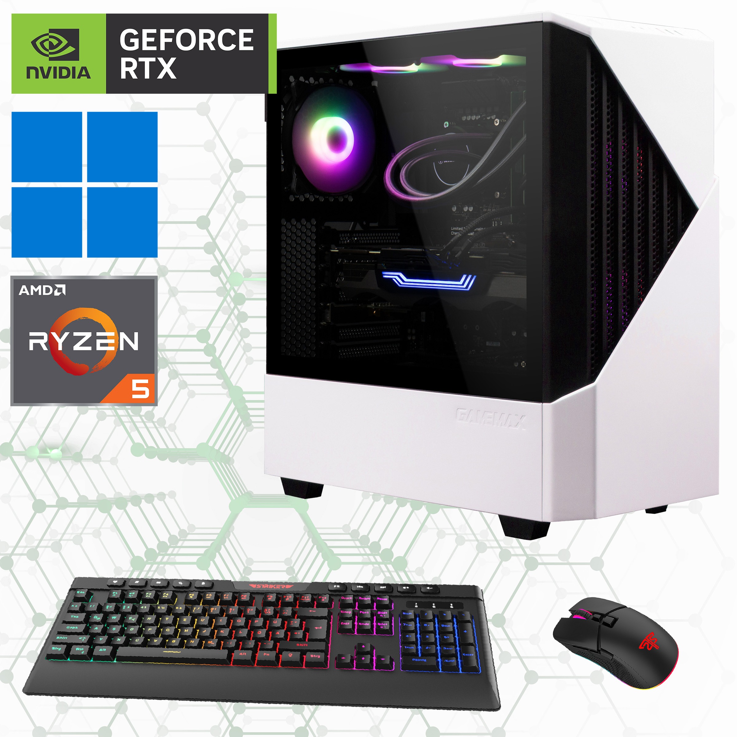 GAMEMAX GamingPC »Horizon 7330«, Gen4 SSD, Windows 11 auf Raten kaufen Quelle.de