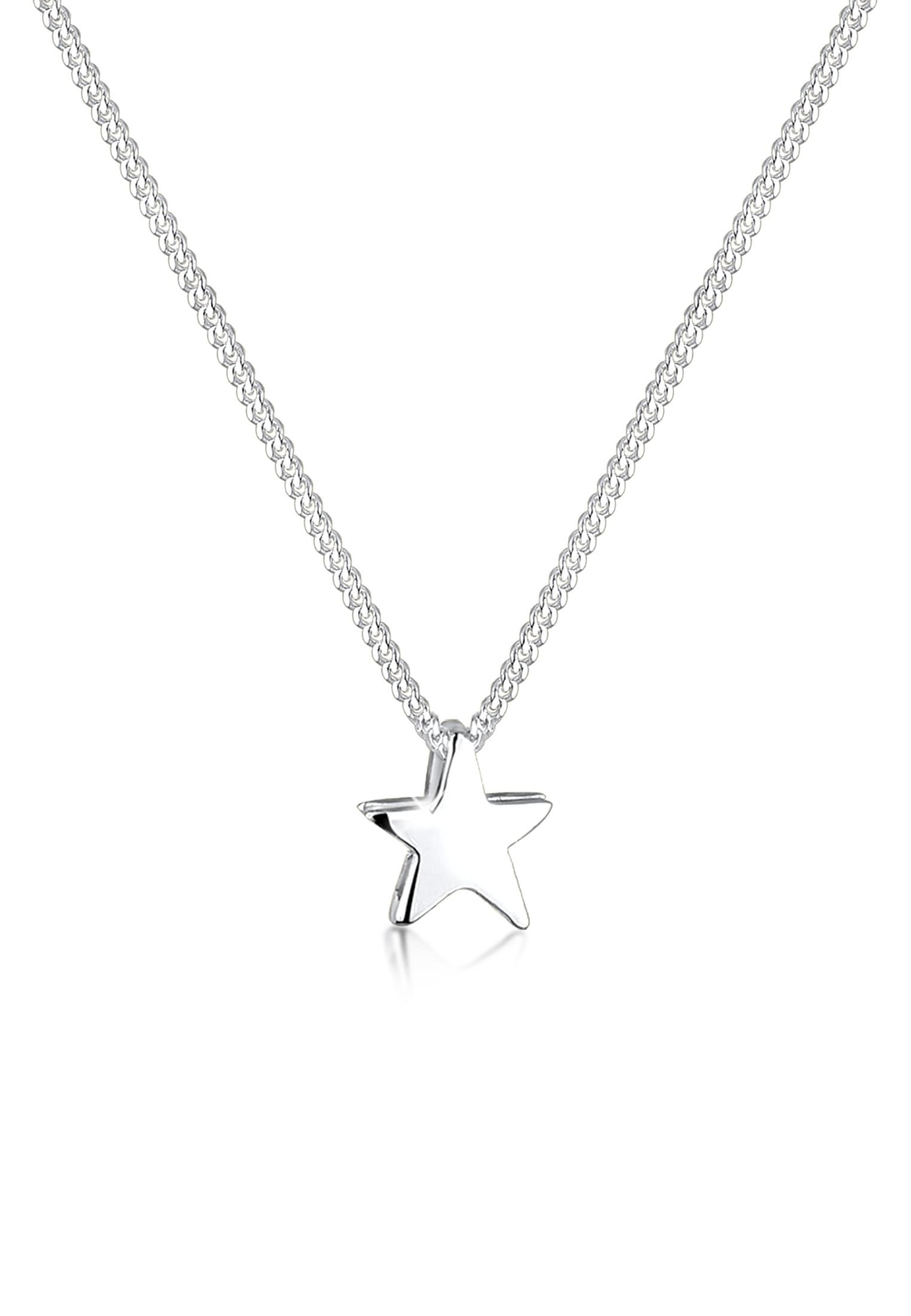 Bild von Elli Kette mit Anhänger »Stern Schlicht Basic 925 Silber«