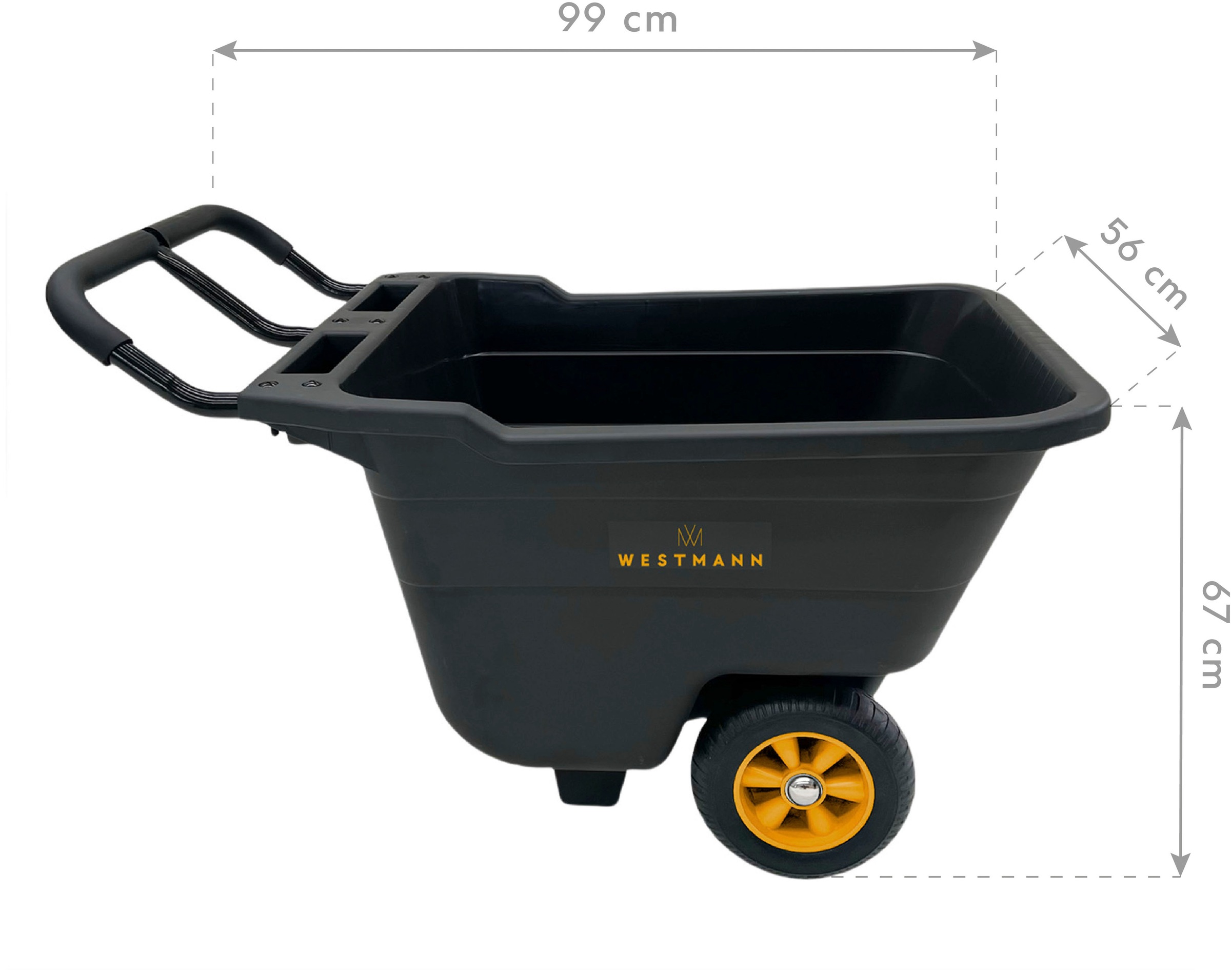 WESTMANN Schubkarre »Prakta S« BxTxH: 56x99x67 cm