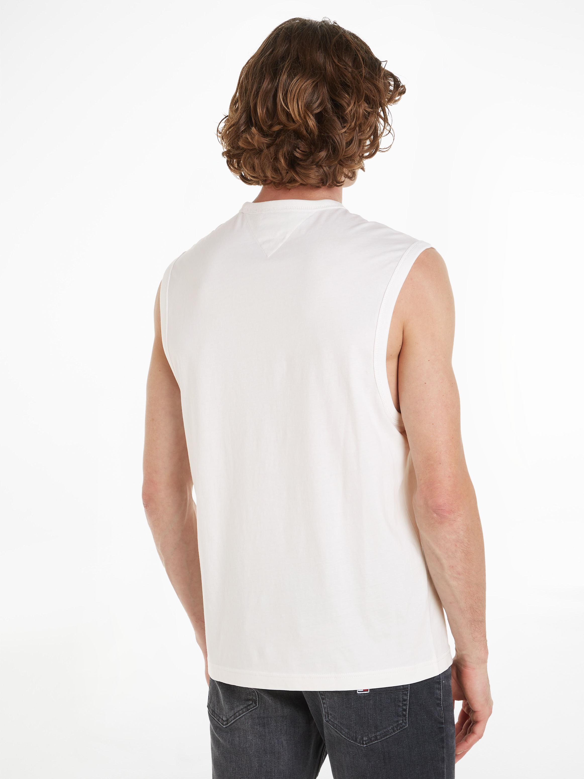 Tommy Jeans Rundhalsshirt »TJM REG BADGE TANK TOP EXT«, mit Logoprägung