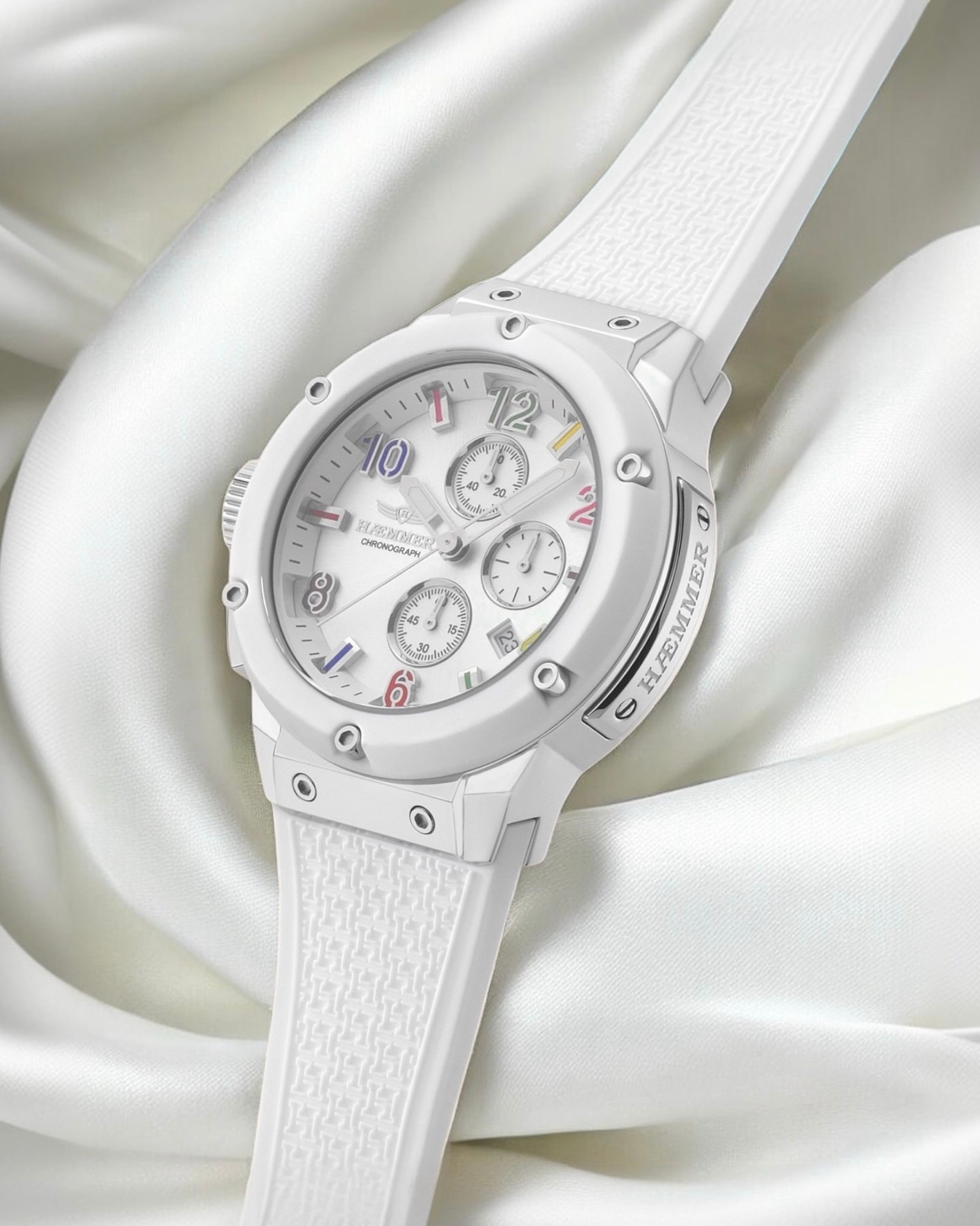 HAEMMER GERMANY Chronograph »WAVE MASTER«, Quarzuhr, Armbanduhr, Damenuhr, Herrenuhr, Made in Germany
