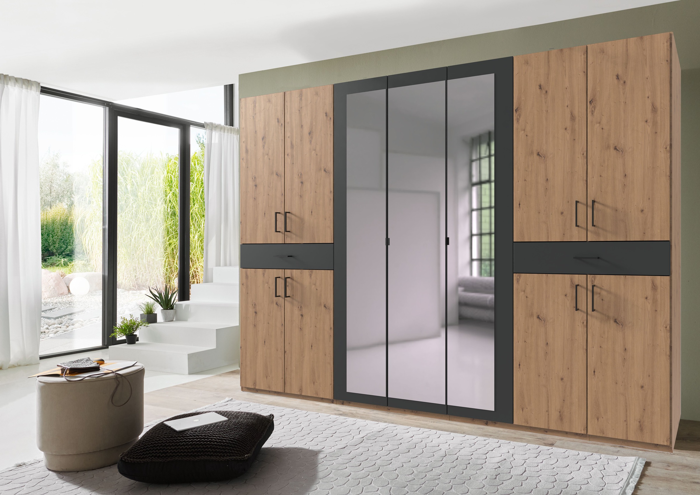 Wimex Drehtürenschrank »Tibet« mit Schubkästen auf bequemer Zugriffshöhe günstig online kaufen