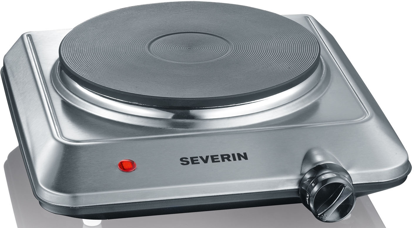 Severin Einzelkochplatte »KP 1092« platzsparend, Kontrollleuchte, Edelstahl, Drehregler