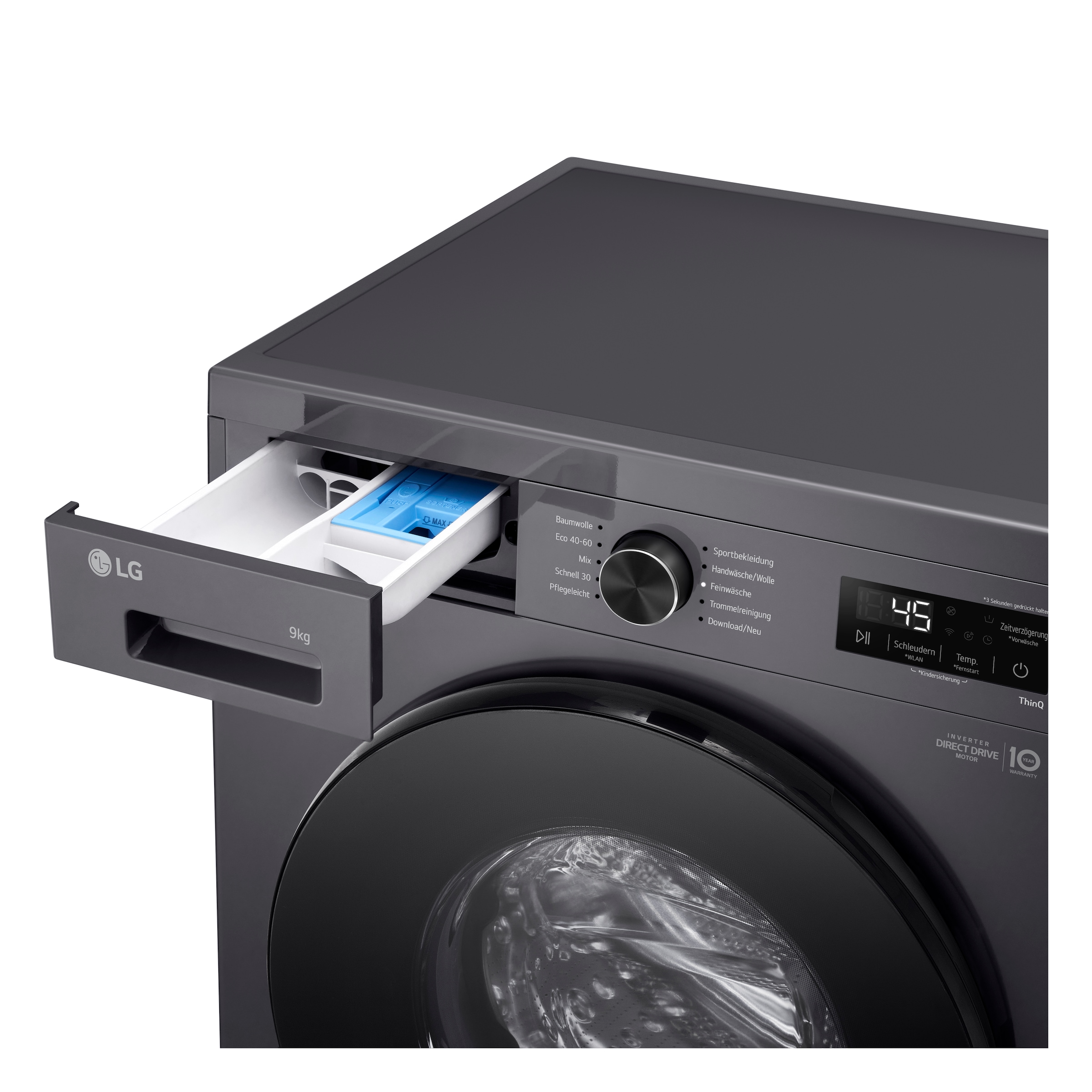 LG Waschmaschine unterbaufähig »F4WB309YB« 9 kg 1400 U/min