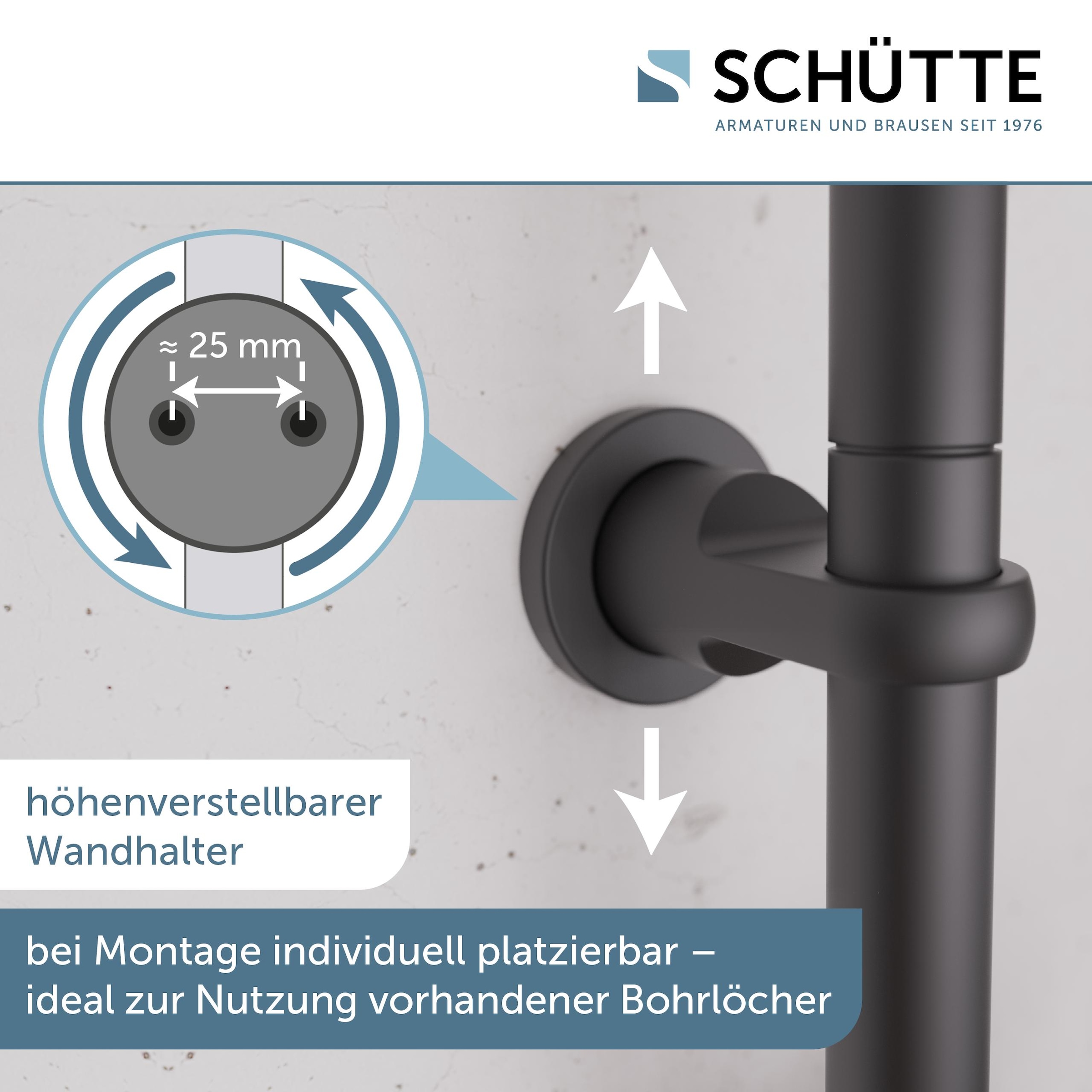 Schütte Brausegarnitur »Mallorca« Duschsystem mit Kopfbrause und Handbrause