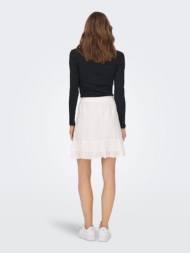 2. Bild von ONLY Wickelrock »ONLDONNA SHORT EMB SKIRT WVN«