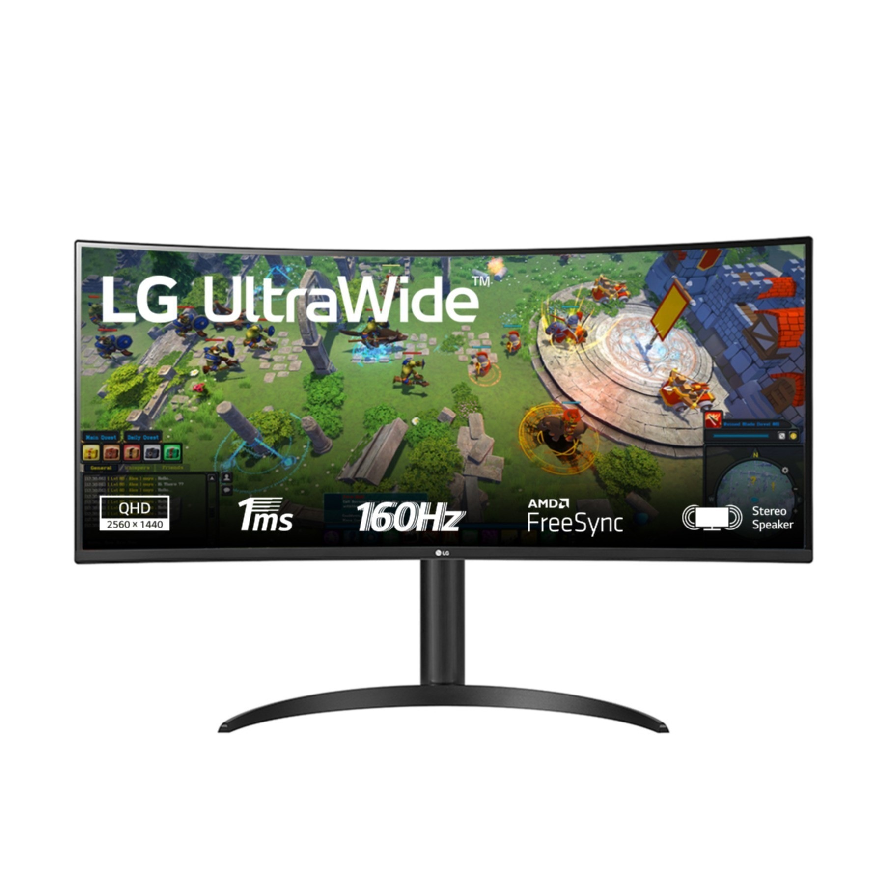LG LED-Monitor »34WP65CP-B«, 86 cm/34 Zoll, 3440 x 1440 px, WQHD, 5 ms Reaktionszeit, 160 Hz