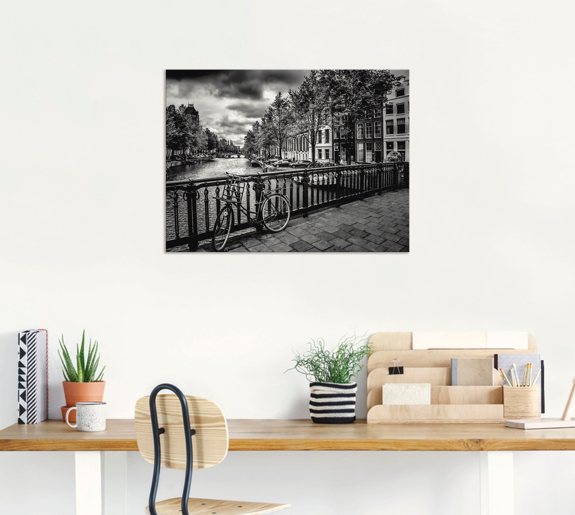 Artland Alu-Dibond-Druck »Amsterdam Keizergracht I«, Niederlande, (1 St.), für Innen- und Außenbereich geeignet, Outdoorbild